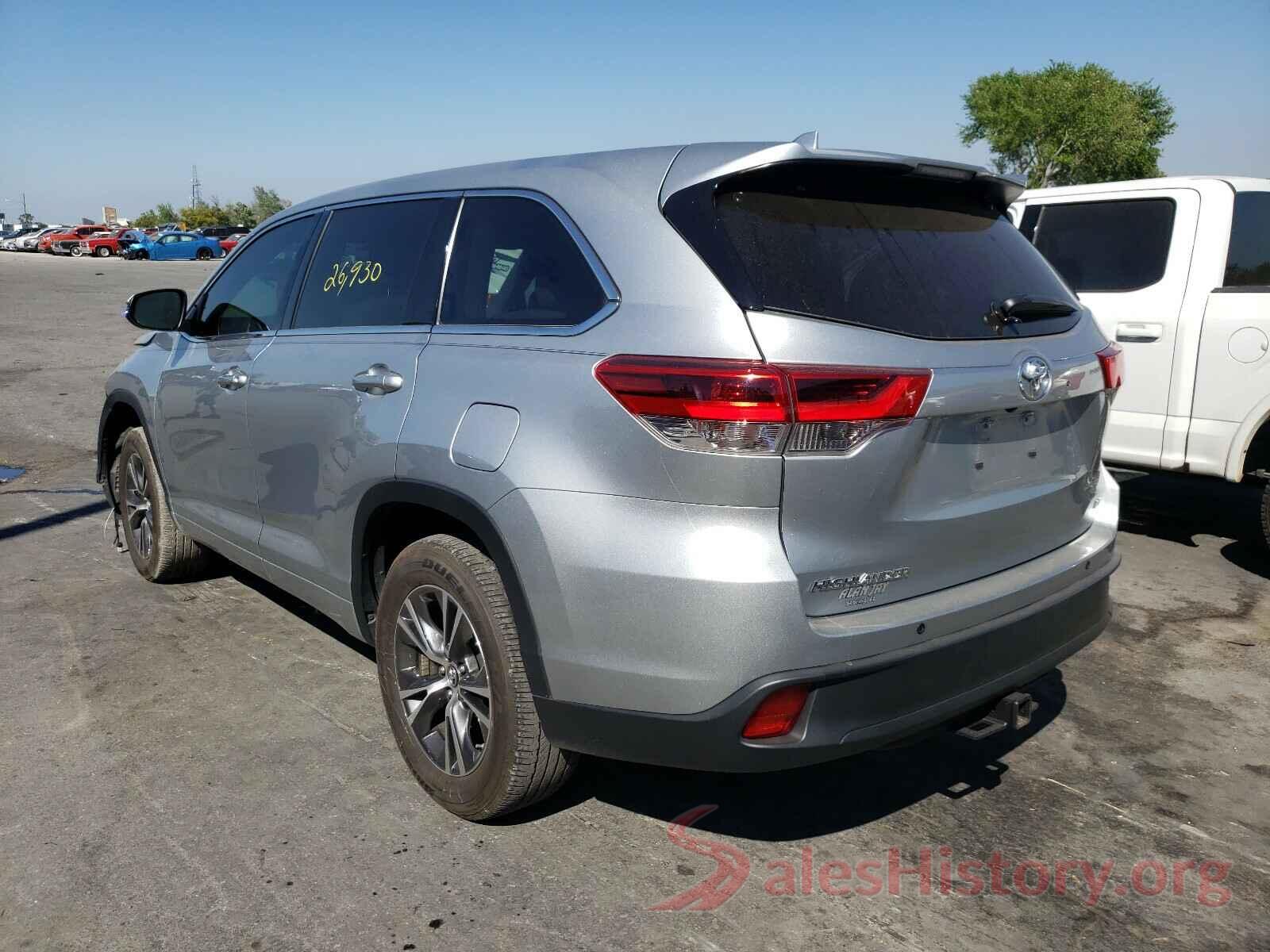 5TDZZRFH3JS240687 2018 TOYOTA HIGHLANDER