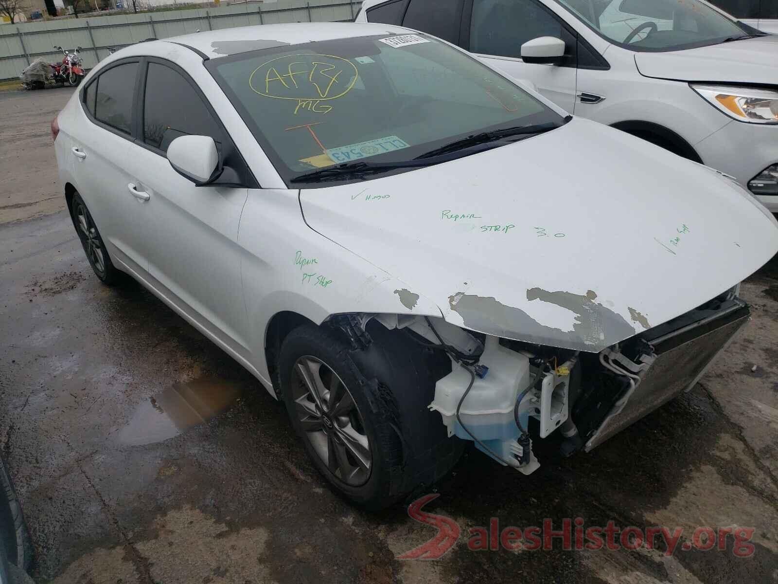 5NPD84LF3HH167615 2017 HYUNDAI ELANTRA