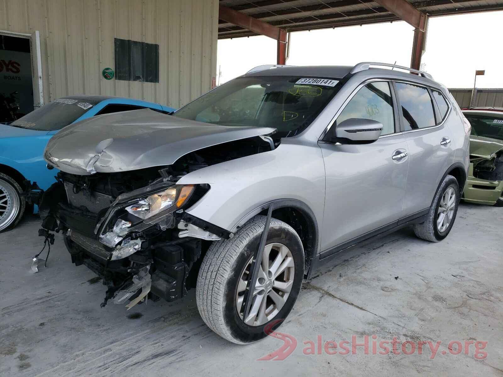 KNMAT2MT5GP654408 2016 NISSAN ROGUE