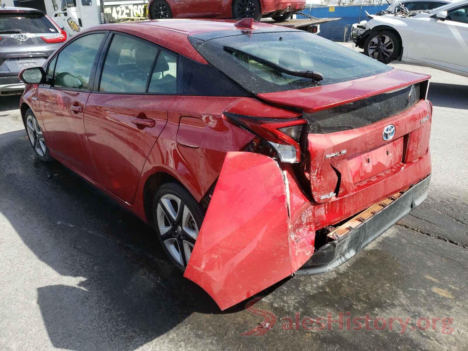 JTDKARFU6G3516828 2016 TOYOTA PRIUS