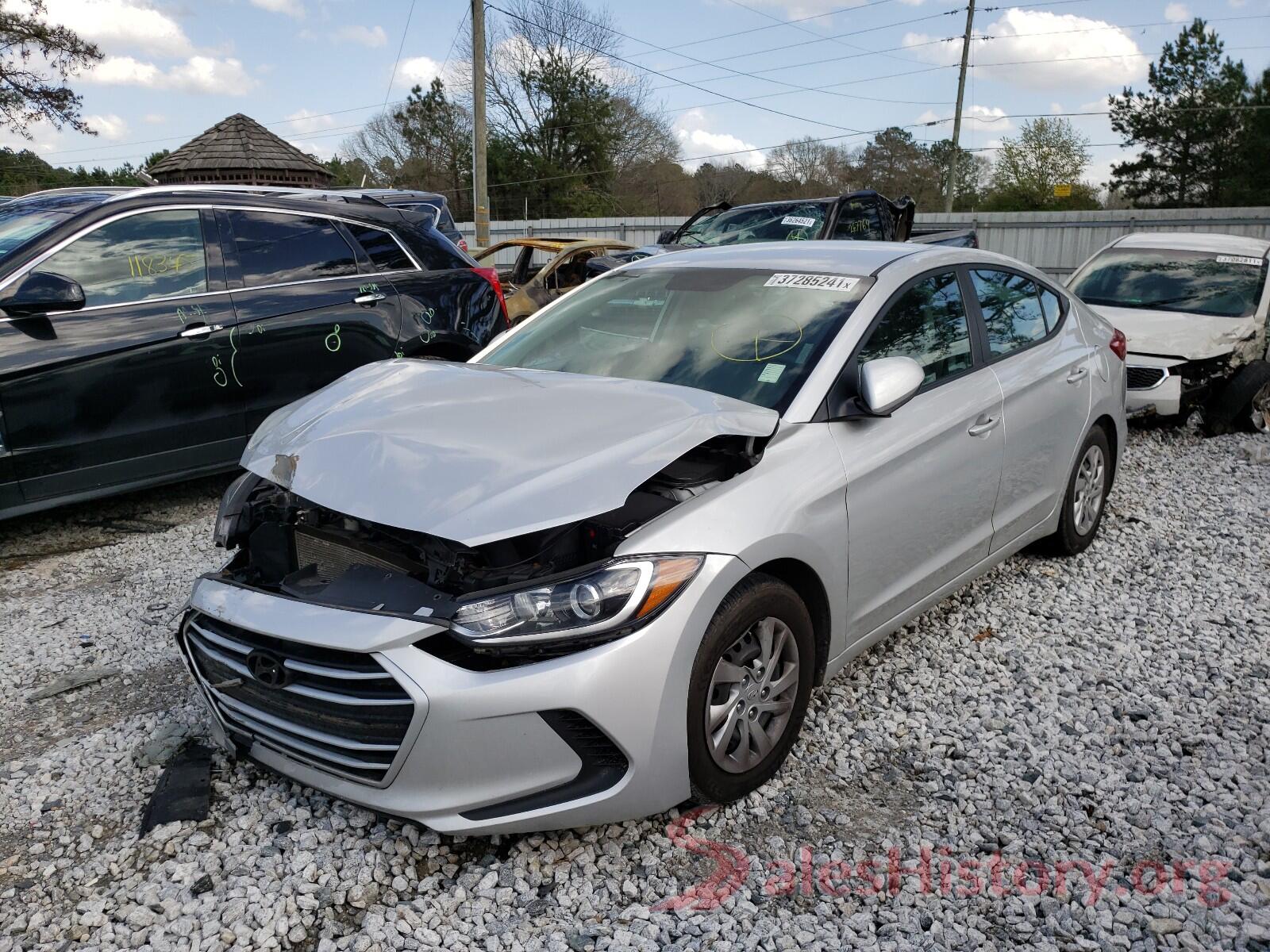 KMHD74LF1HU321047 2017 HYUNDAI ELANTRA