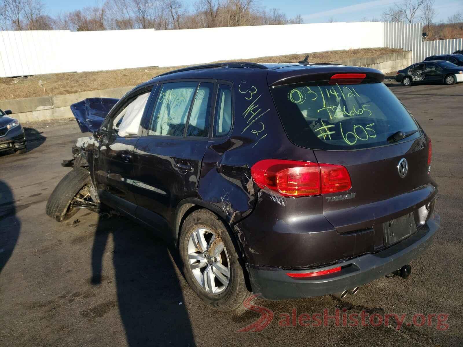 WVGBV7AX1GW592901 2016 VOLKSWAGEN TIGUAN