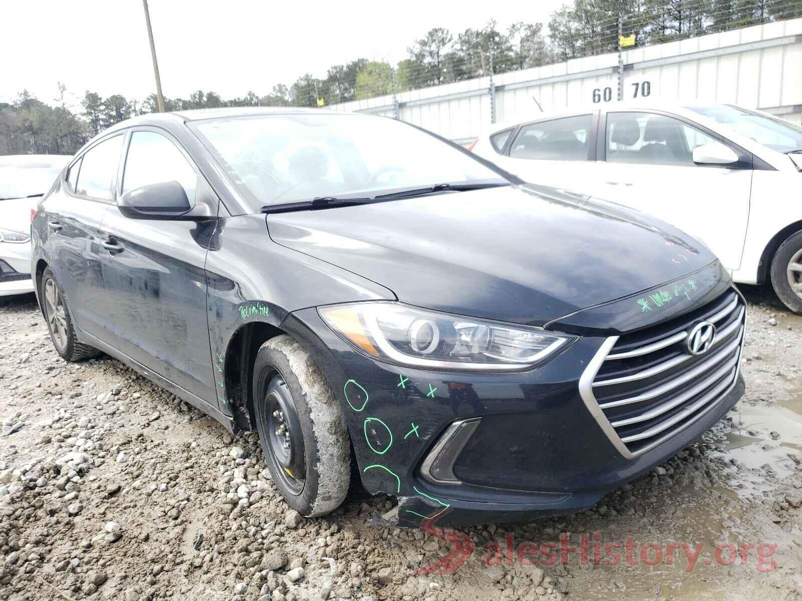 5NPD84LF1HH045562 2017 HYUNDAI ELANTRA