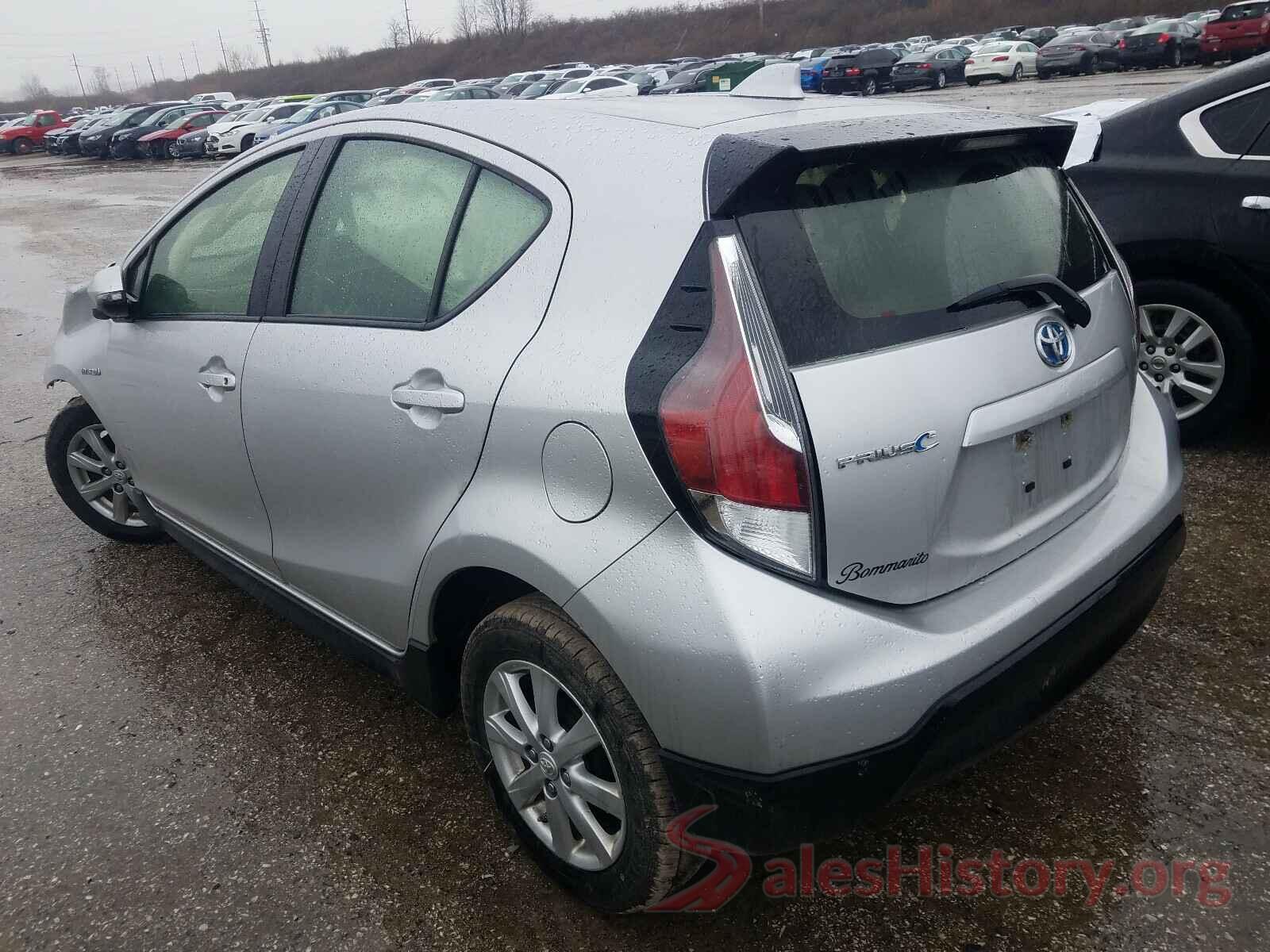 JTDKDTB34H1592725 2017 TOYOTA PRIUS