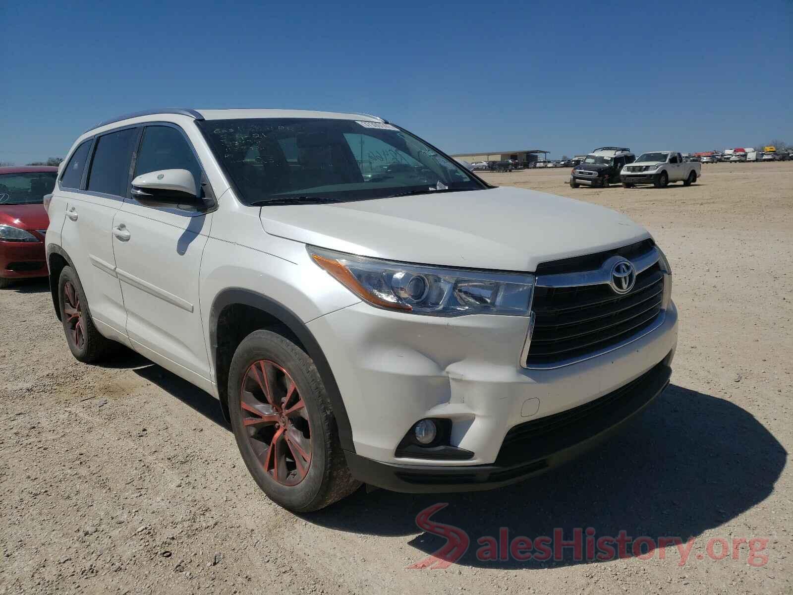 5TDKKRFH1GS143695 2016 TOYOTA HIGHLANDER