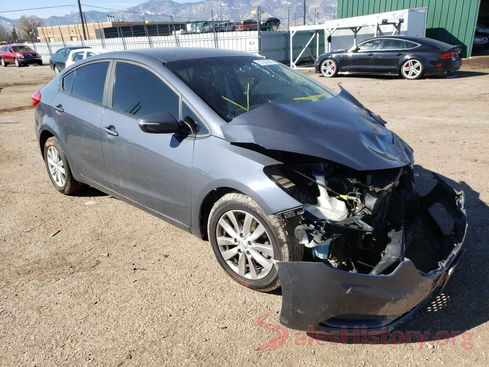 KNAFX4A63G5603678 2016 KIA FORTE