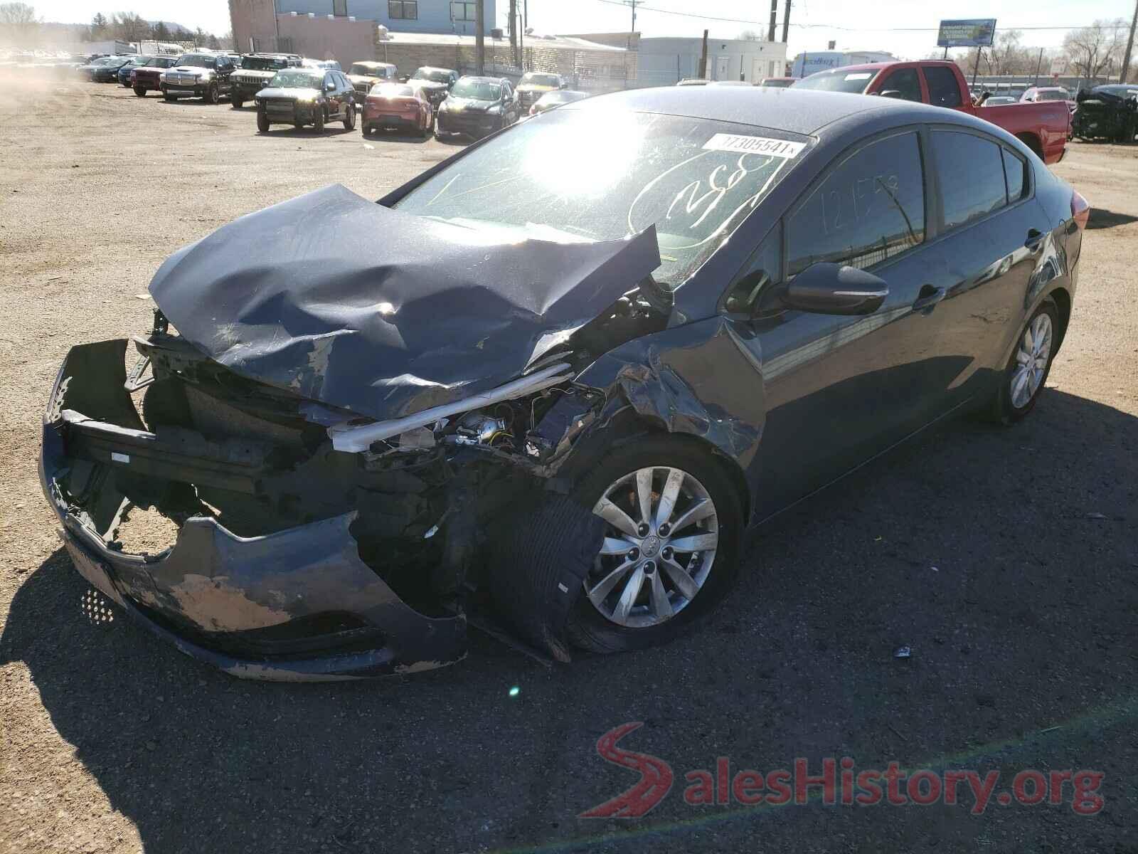 KNAFX4A63G5603678 2016 KIA FORTE