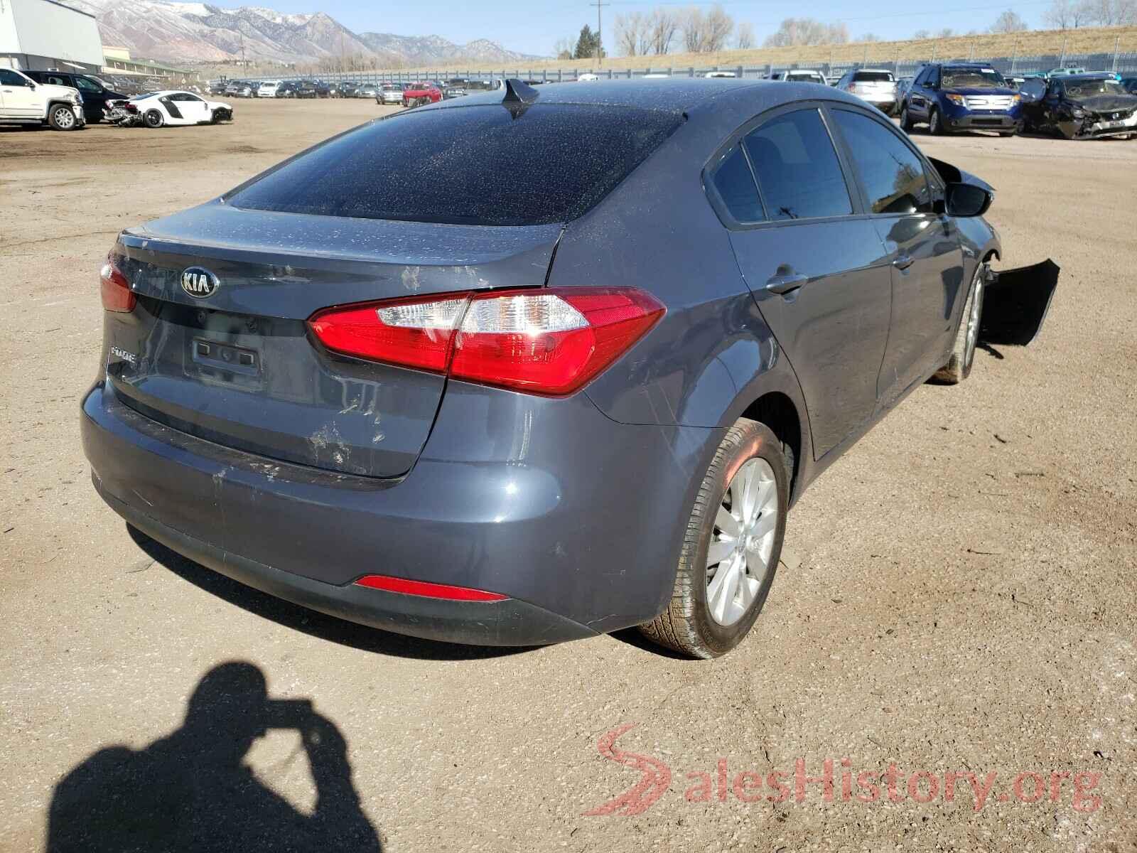 KNAFX4A63G5603678 2016 KIA FORTE