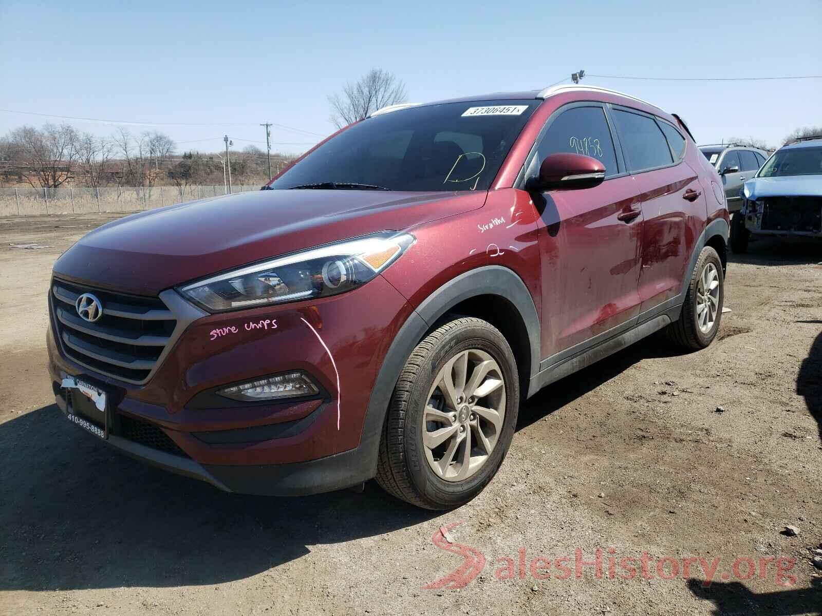 KM8J3CA20GU024200 2016 HYUNDAI TUCSON