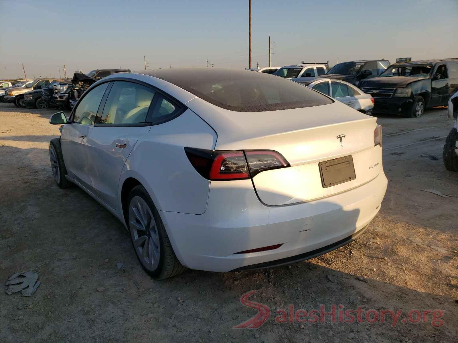 5YJ3E1EB2MF849973 2021 TESLA MODEL 3