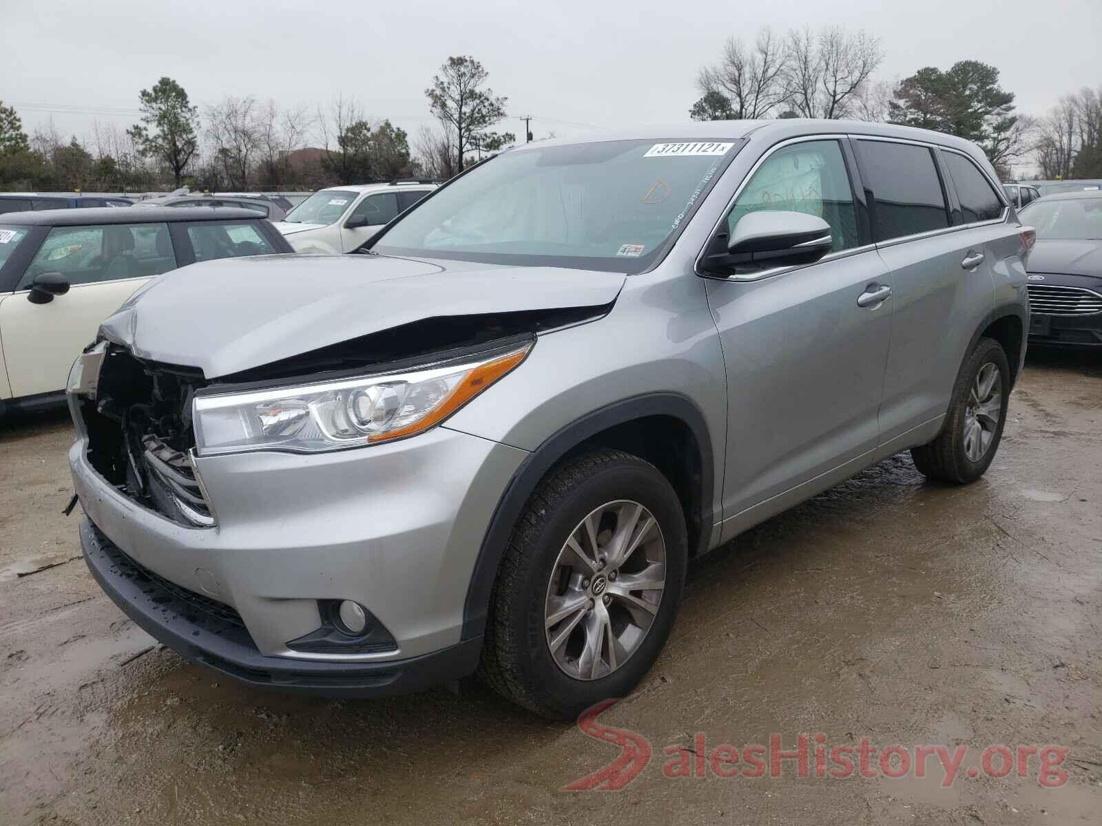 5TDZKRFH3GS160044 2016 TOYOTA HIGHLANDER