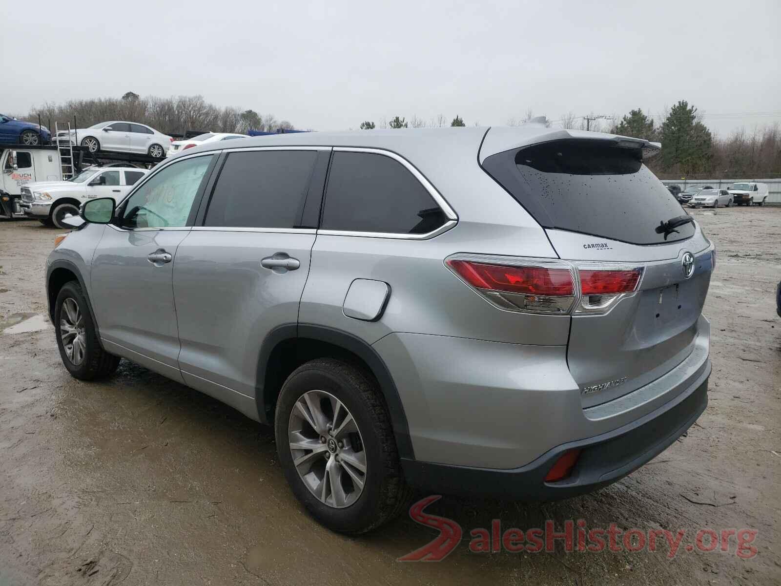 5TDZKRFH3GS160044 2016 TOYOTA HIGHLANDER