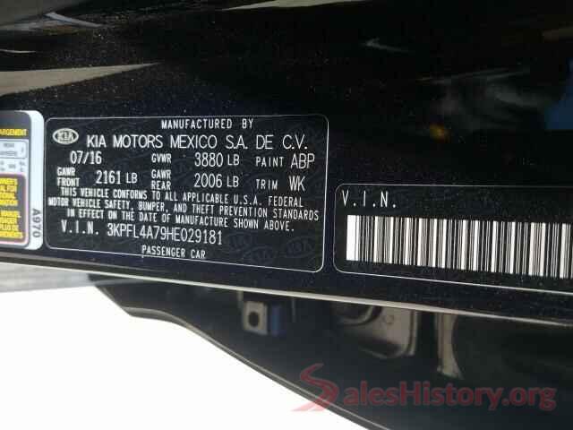 3KPFL4A79HE029181 2017 KIA FORTE