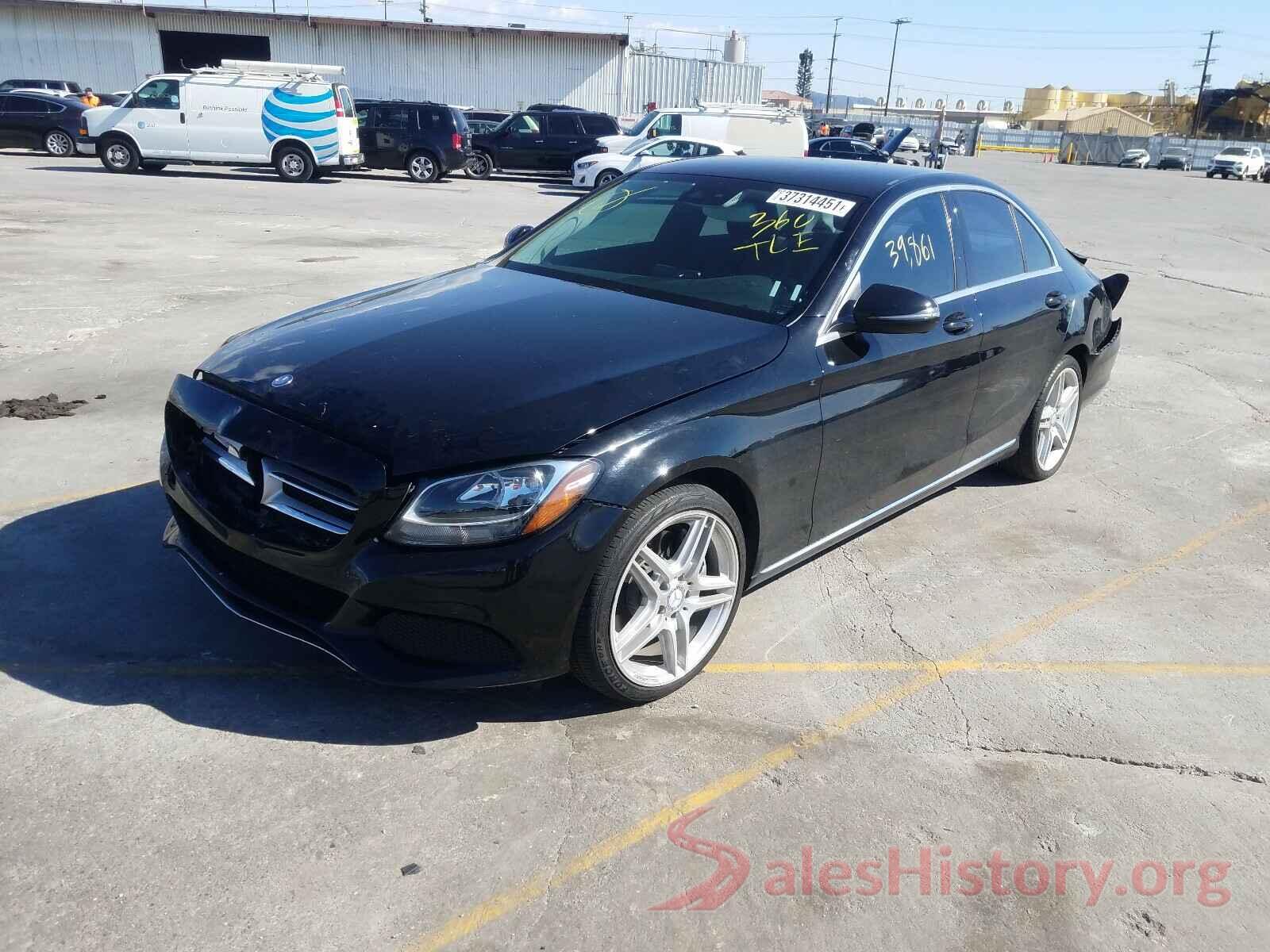 55SWF4JB3HU204593 2017 MERCEDES-BENZ C CLASS