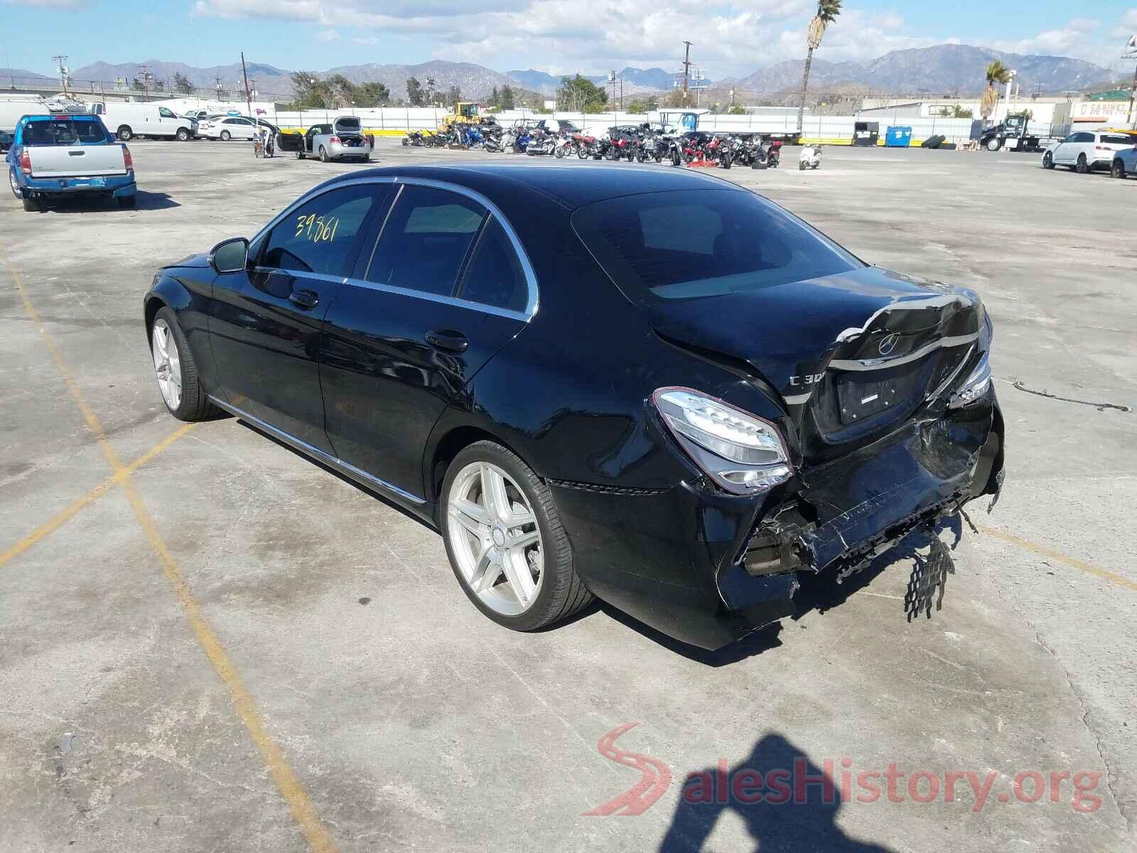 55SWF4JB3HU204593 2017 MERCEDES-BENZ C CLASS