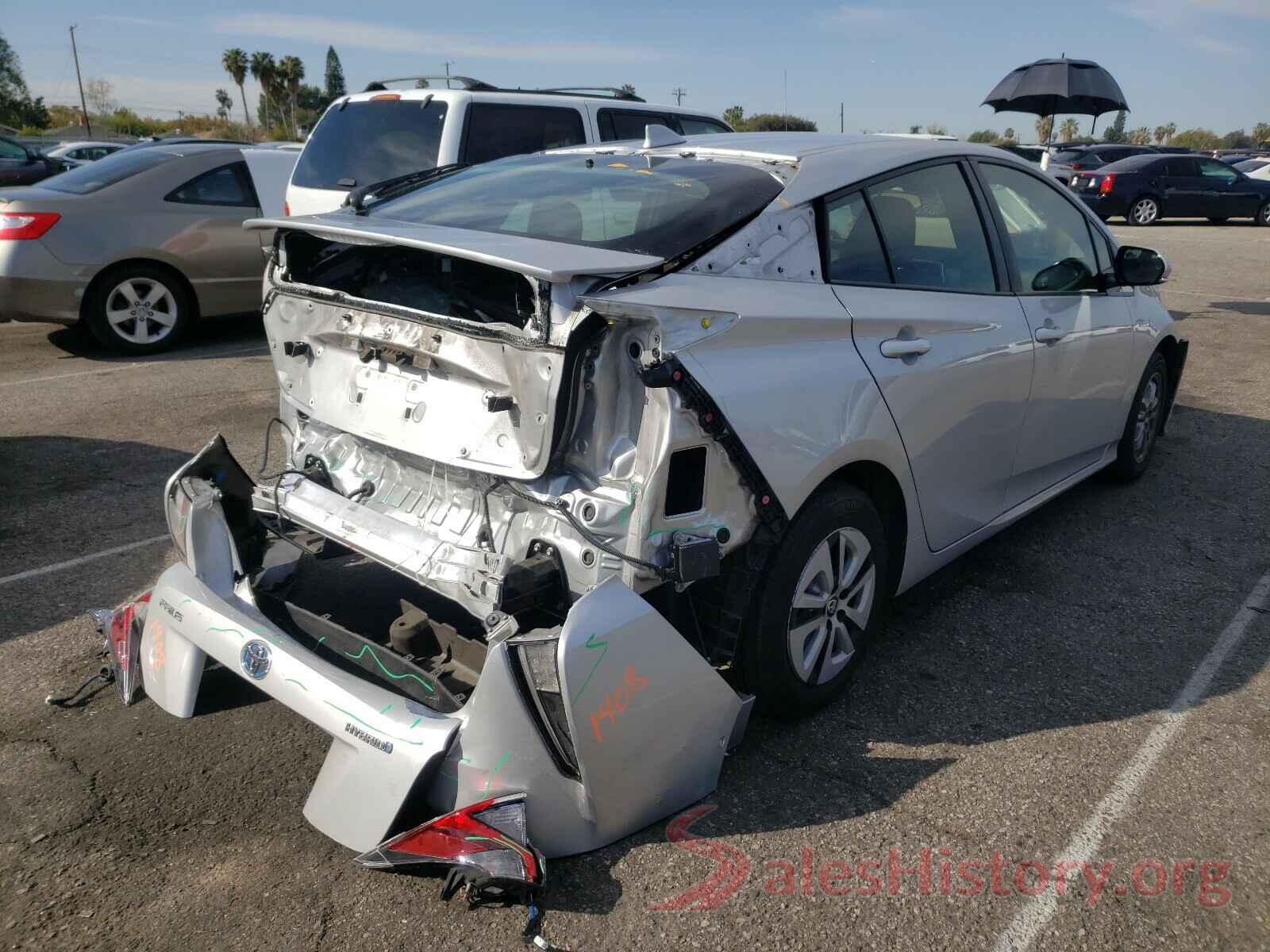 JTDKBRFU0J3059633 2018 TOYOTA PRIUS