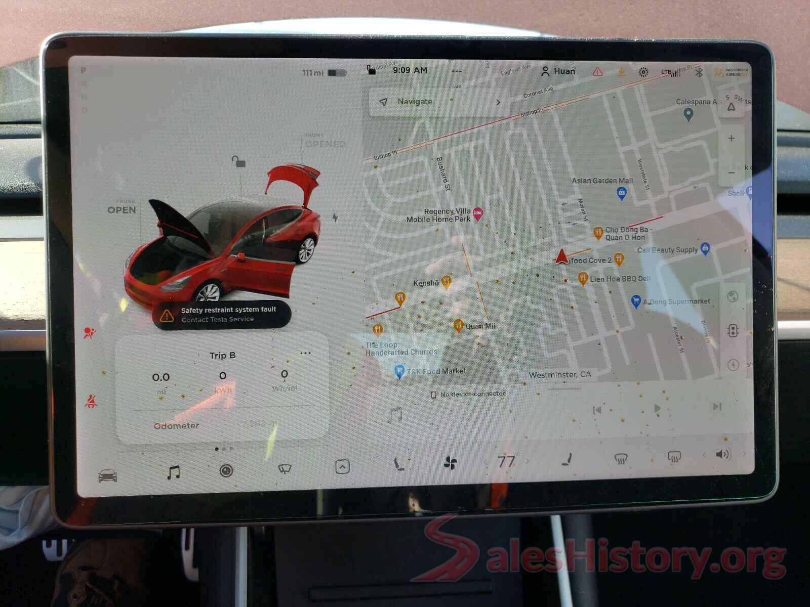 5YJ3E1EA8LF630750 2020 TESLA MODEL 3