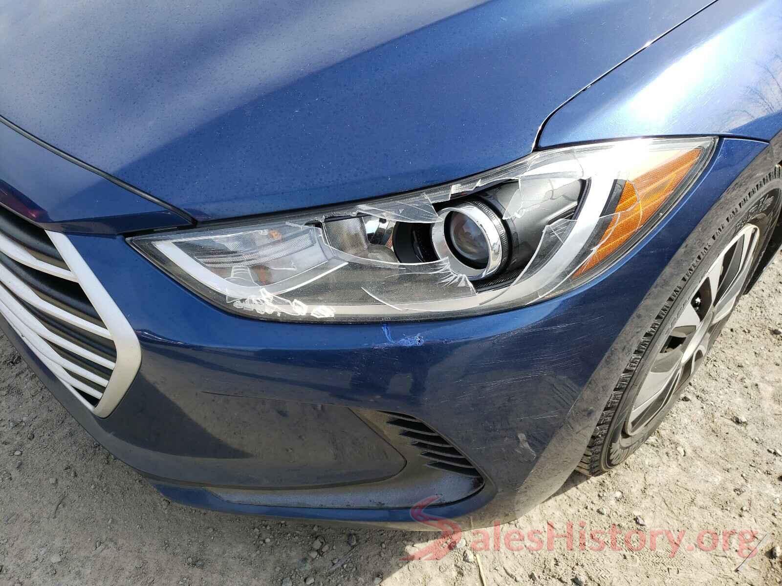 5NPD74LF8HH069456 2017 HYUNDAI ELANTRA