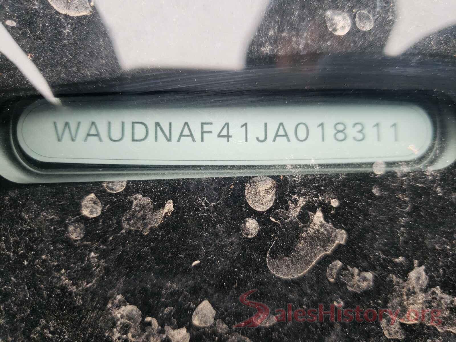 WAUDNAF41JA018311 2018 AUDI A4