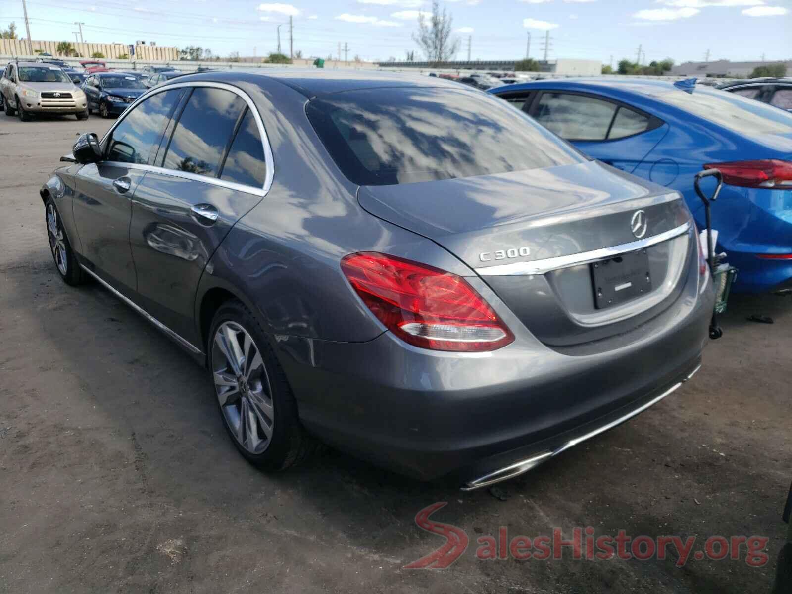 WDDWF4JB0JR346990 2018 MERCEDES-BENZ C CLASS