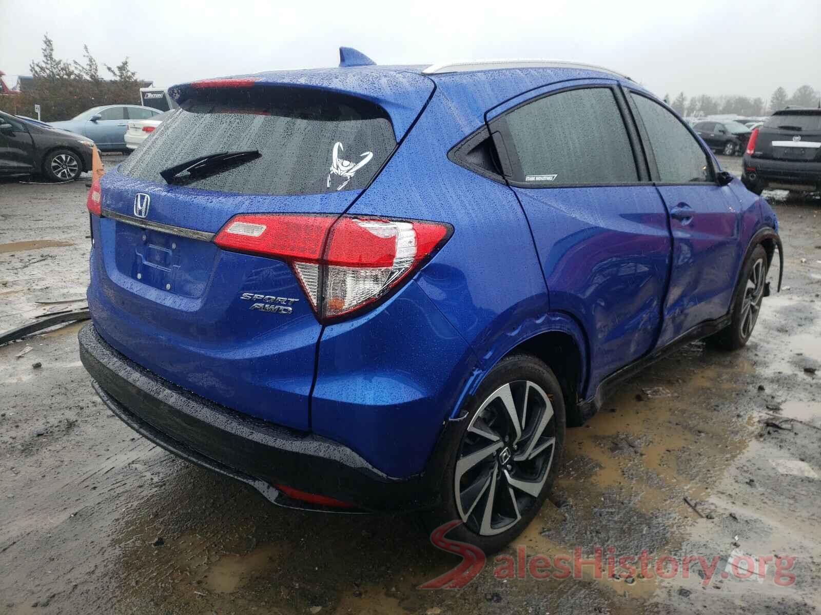 3CZRU6H16KG731374 2019 HONDA HR-V