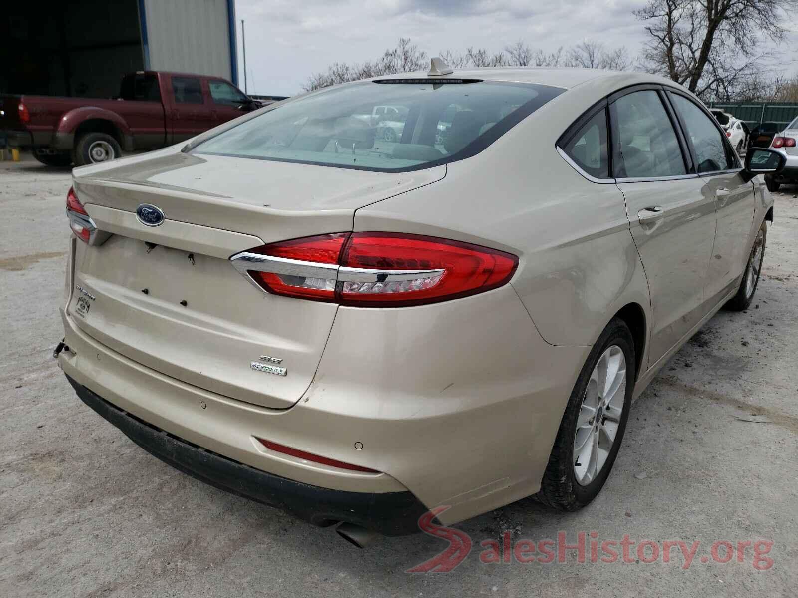 3FA6P0HD9KR161016 2019 FORD FUSION