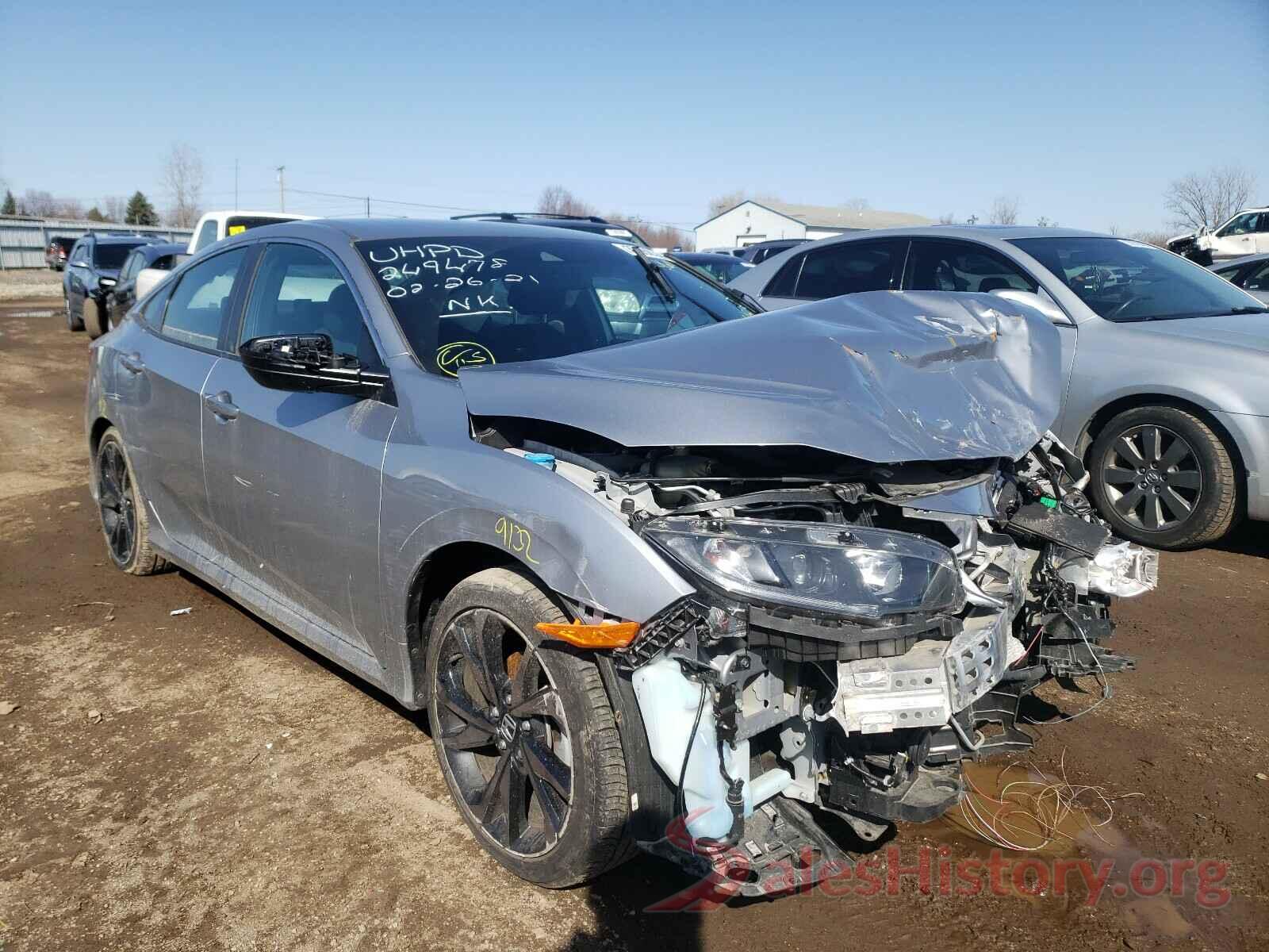 2HGFC2F80KH537008 2019 HONDA CIVIC