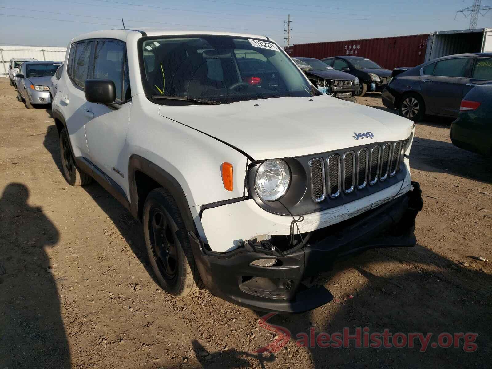 ZACCJAAT7GPE37443 2016 JEEP RENEGADE