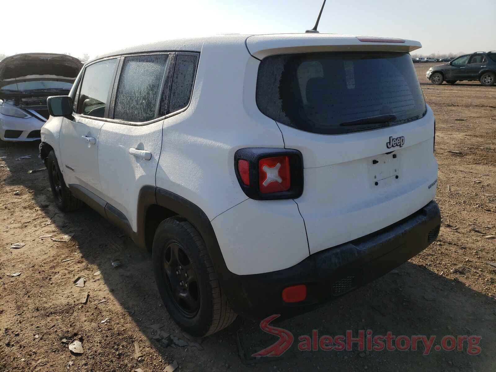 ZACCJAAT7GPE37443 2016 JEEP RENEGADE