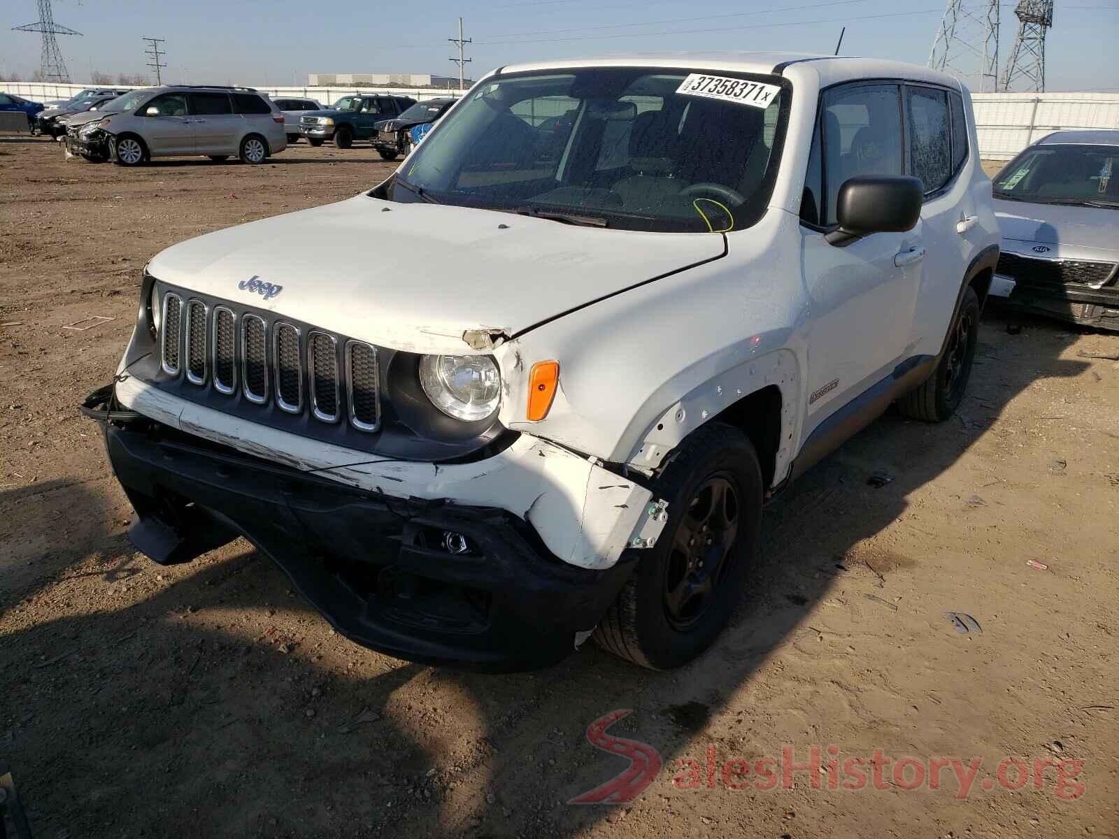 ZACCJAAT7GPE37443 2016 JEEP RENEGADE