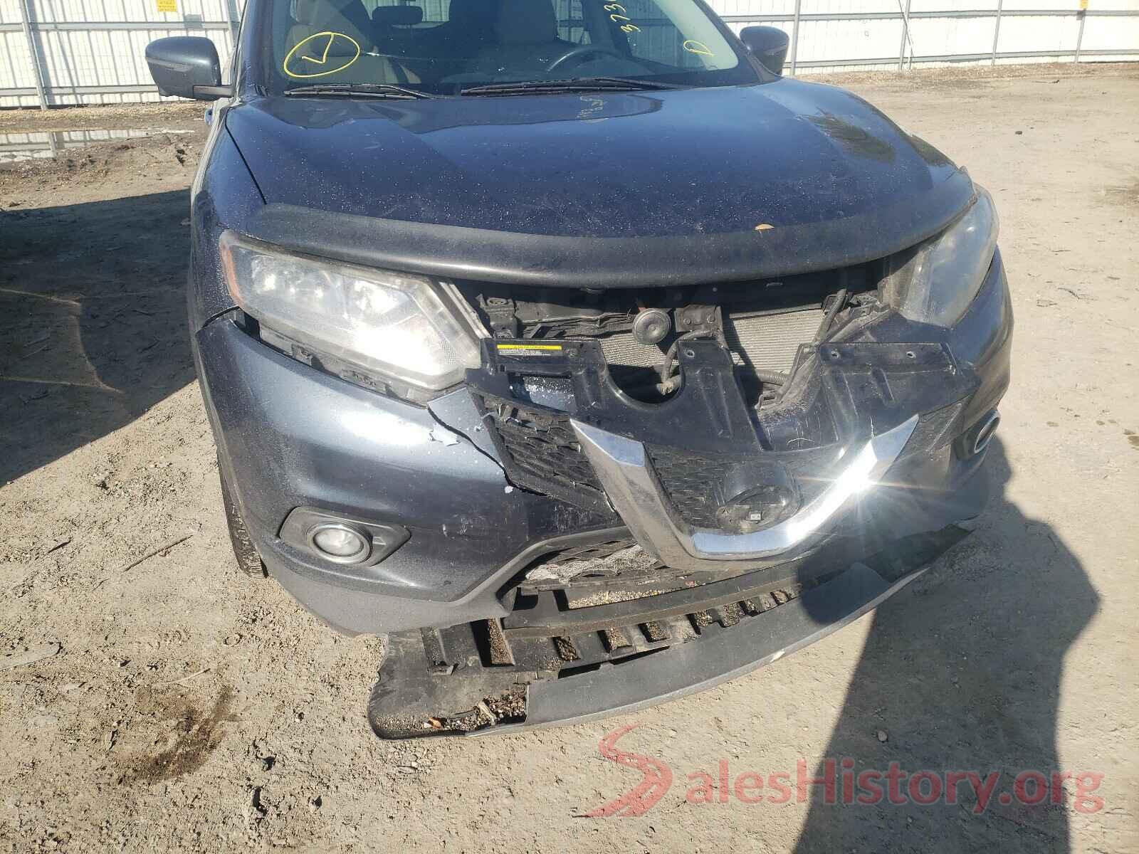 5N1AT2MT7GC745165 2016 NISSAN ROGUE