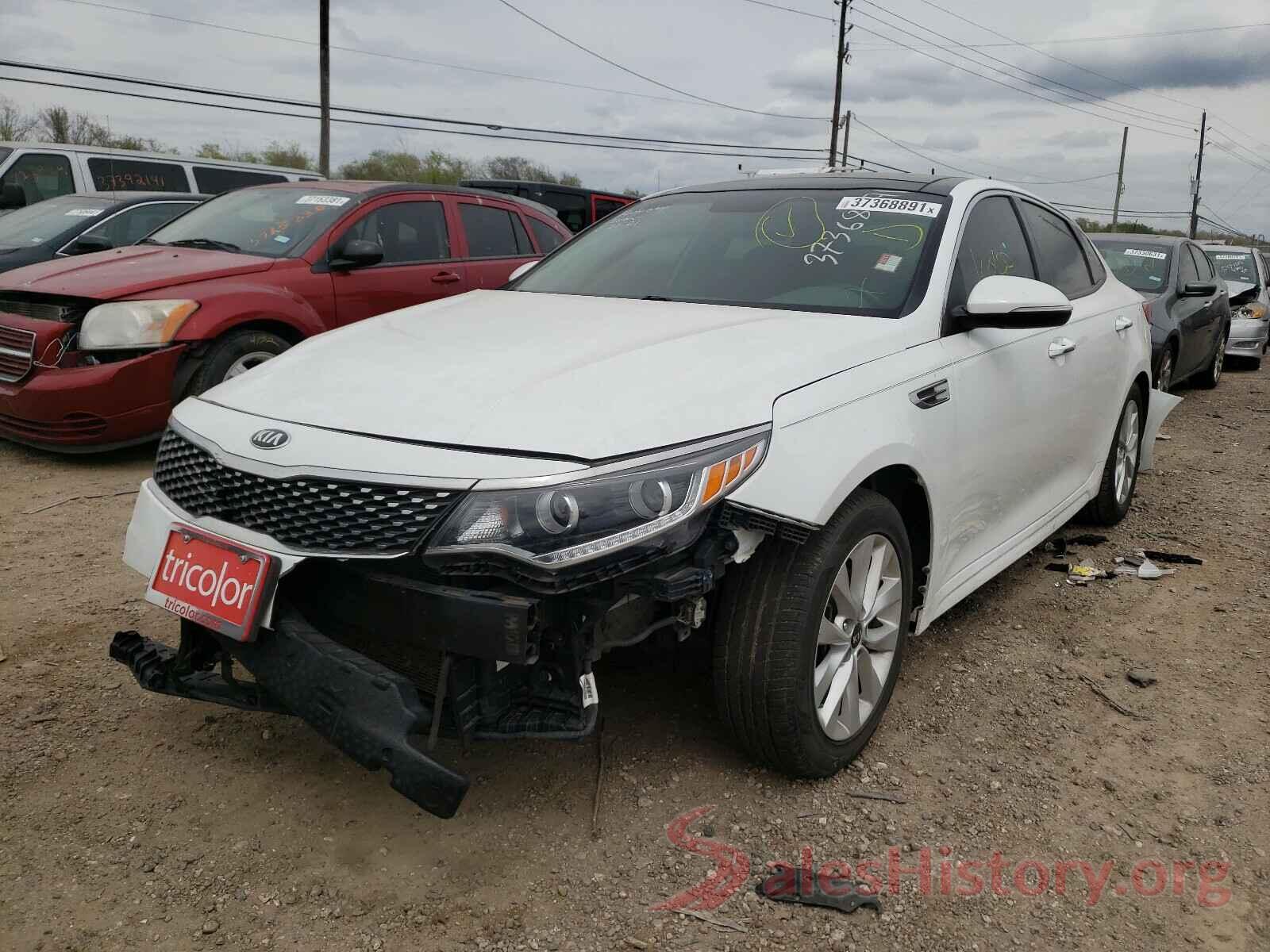 5XXGU4L33GG080743 2016 KIA OPTIMA