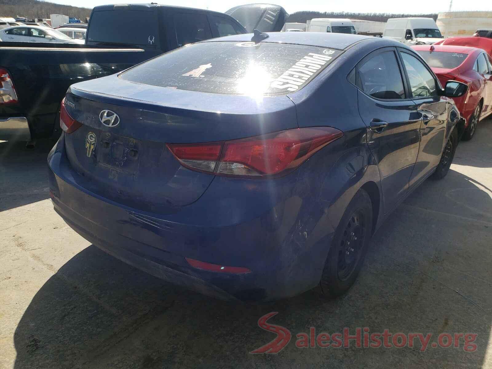 5NPDH4AE3GH718618 2016 HYUNDAI ELANTRA