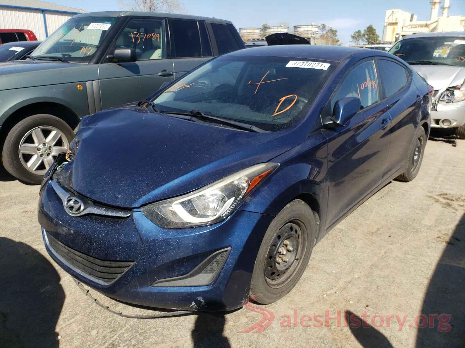 5NPDH4AE3GH718618 2016 HYUNDAI ELANTRA