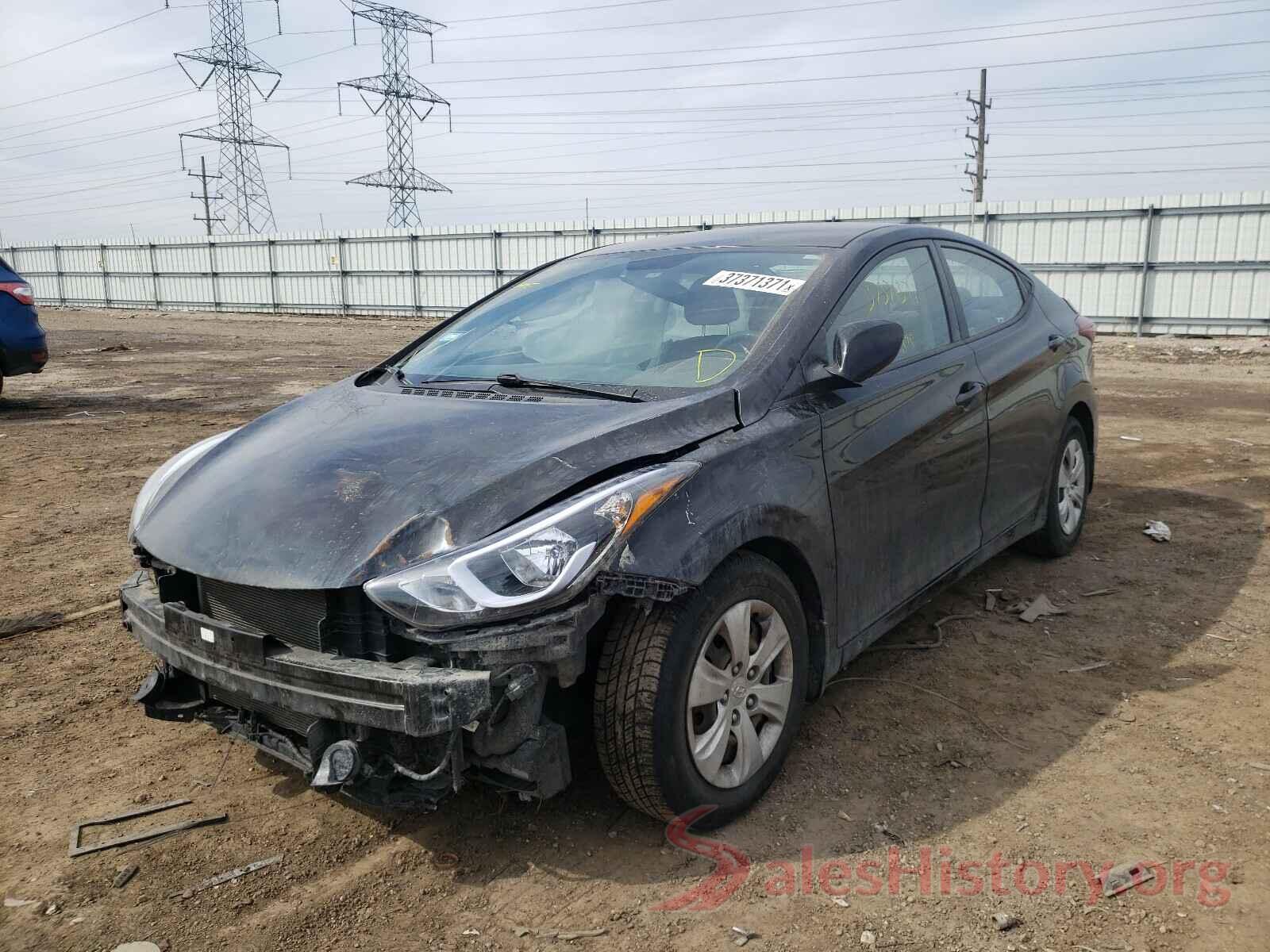 KMHDH4AE3GU483543 2016 HYUNDAI ELANTRA