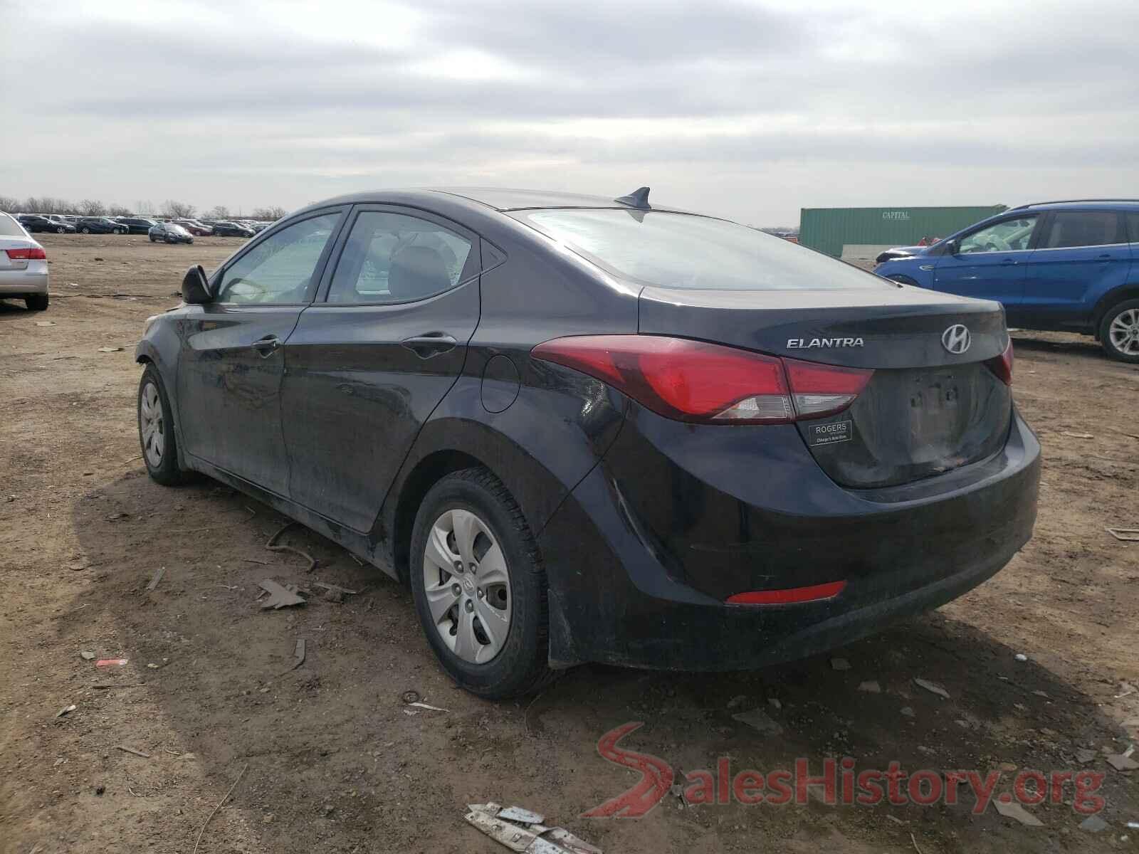 KMHDH4AE3GU483543 2016 HYUNDAI ELANTRA