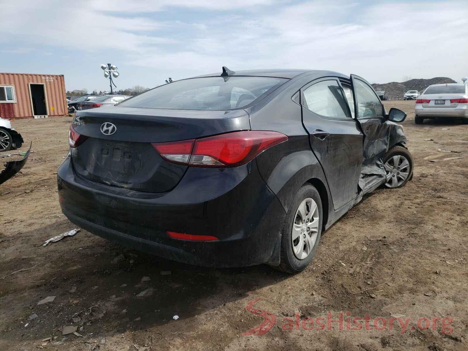 KMHDH4AE3GU483543 2016 HYUNDAI ELANTRA