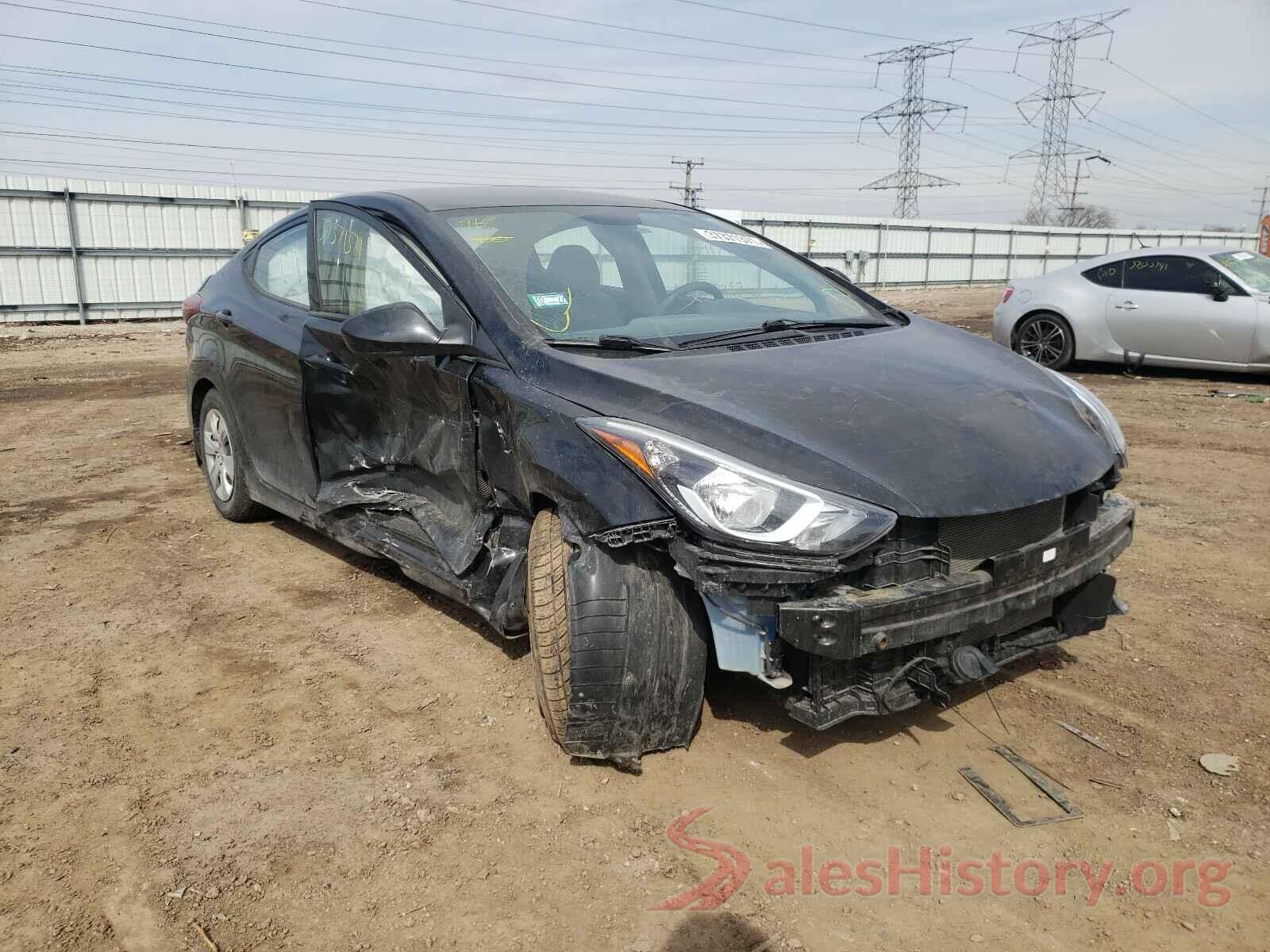 KMHDH4AE3GU483543 2016 HYUNDAI ELANTRA