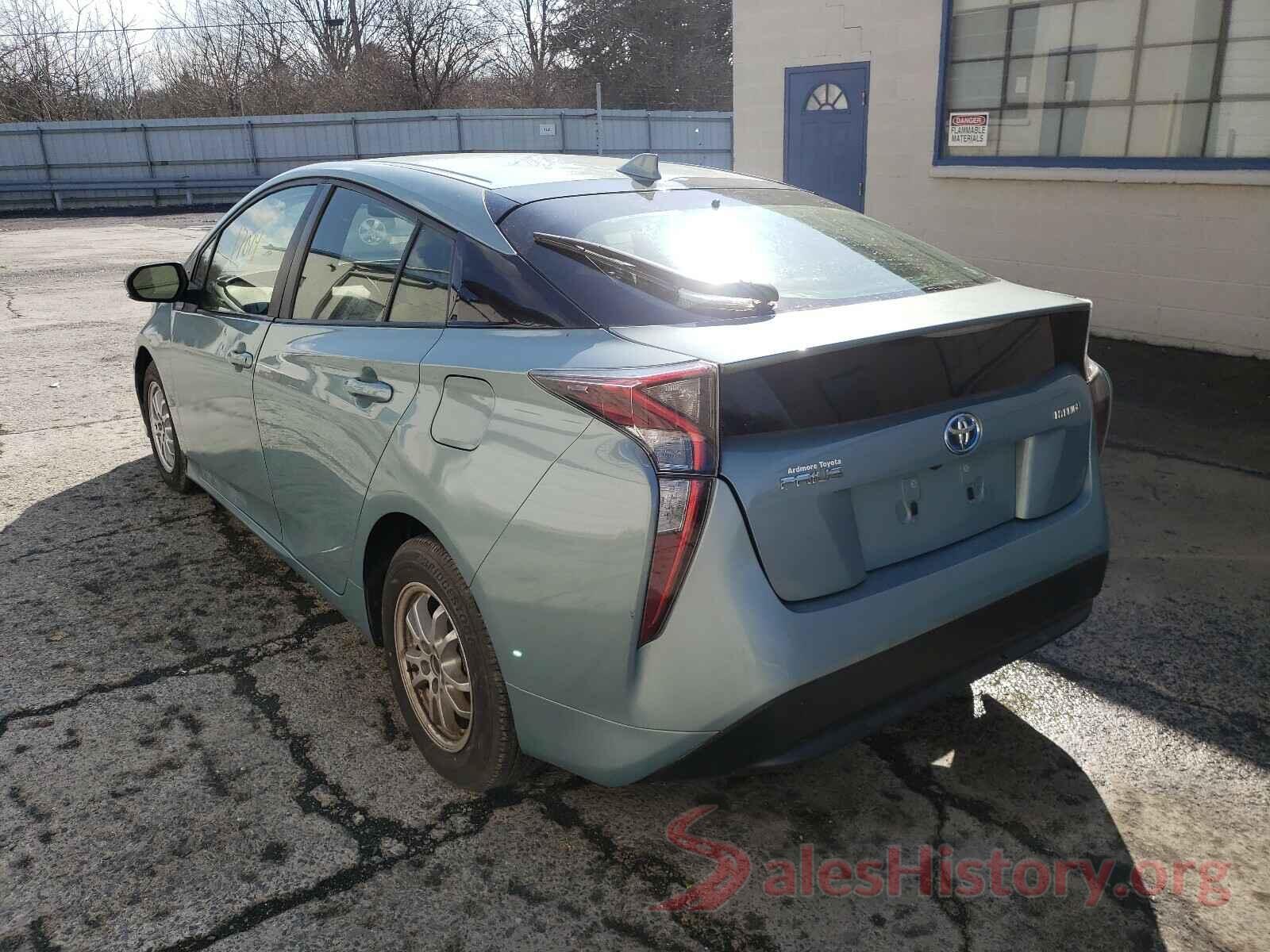 JTDKBRFU6G3009862 2016 TOYOTA PRIUS