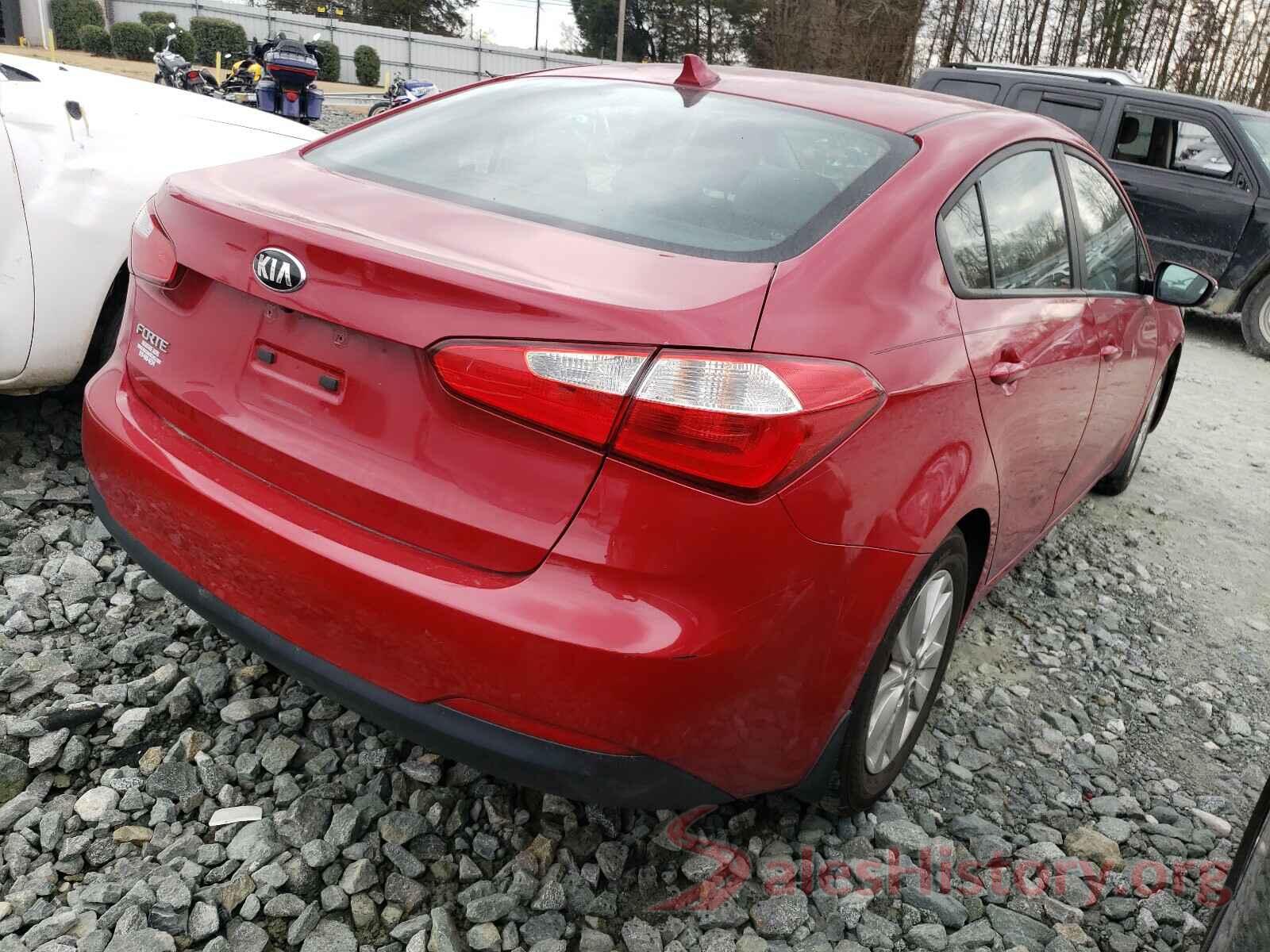 KNAFX4A68G5568622 2016 KIA FORTE