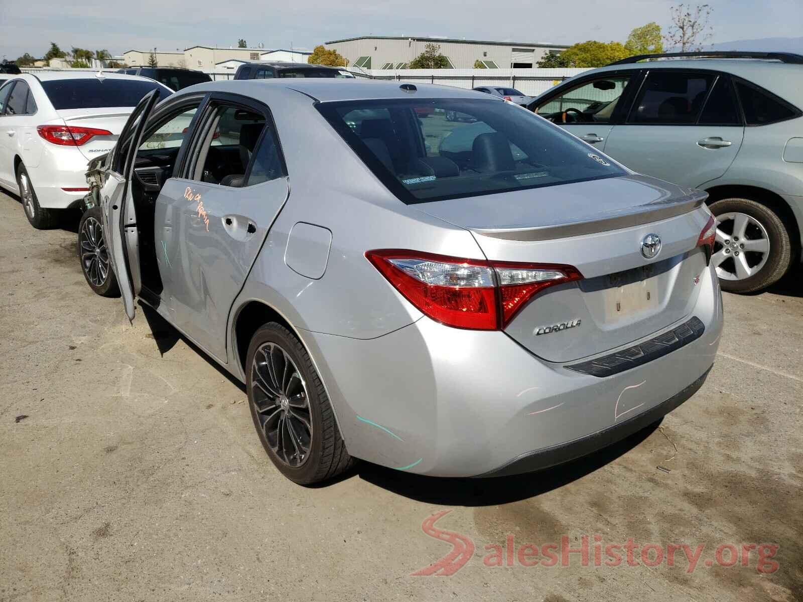 5YFBURHE6GP447983 2016 TOYOTA COROLLA