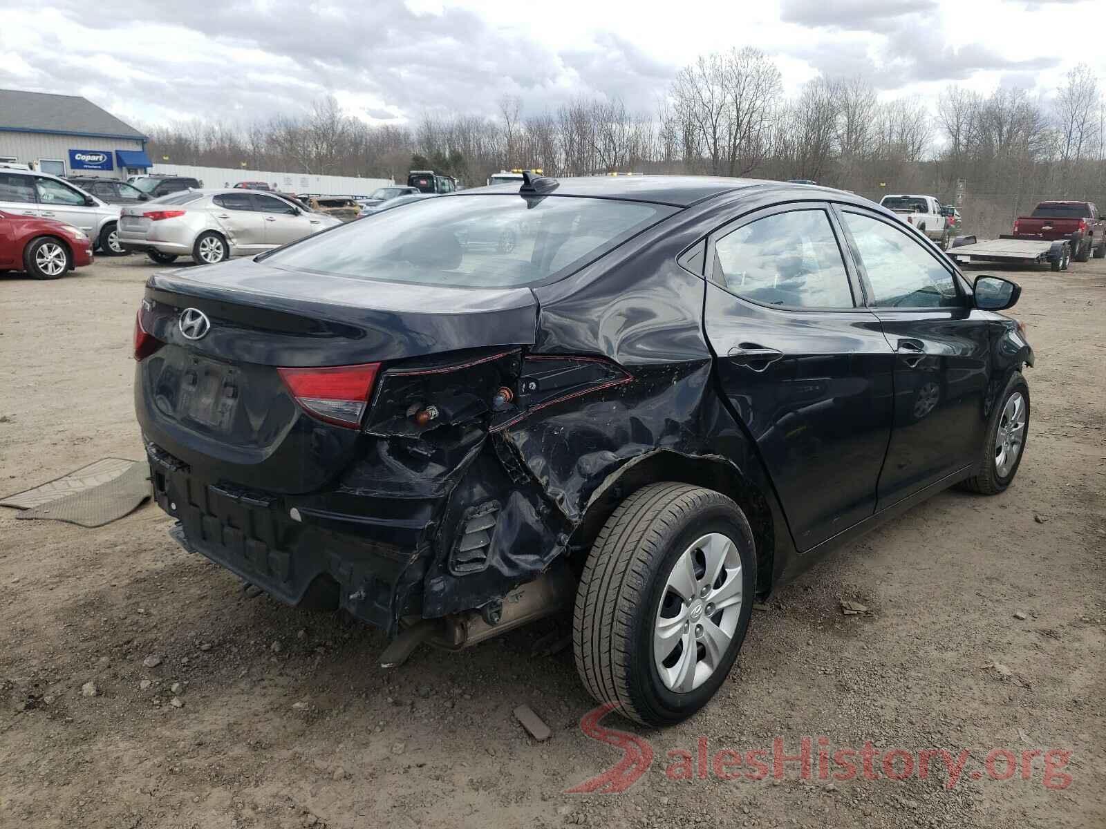 5NPDH4AEXGH780369 2016 HYUNDAI ELANTRA