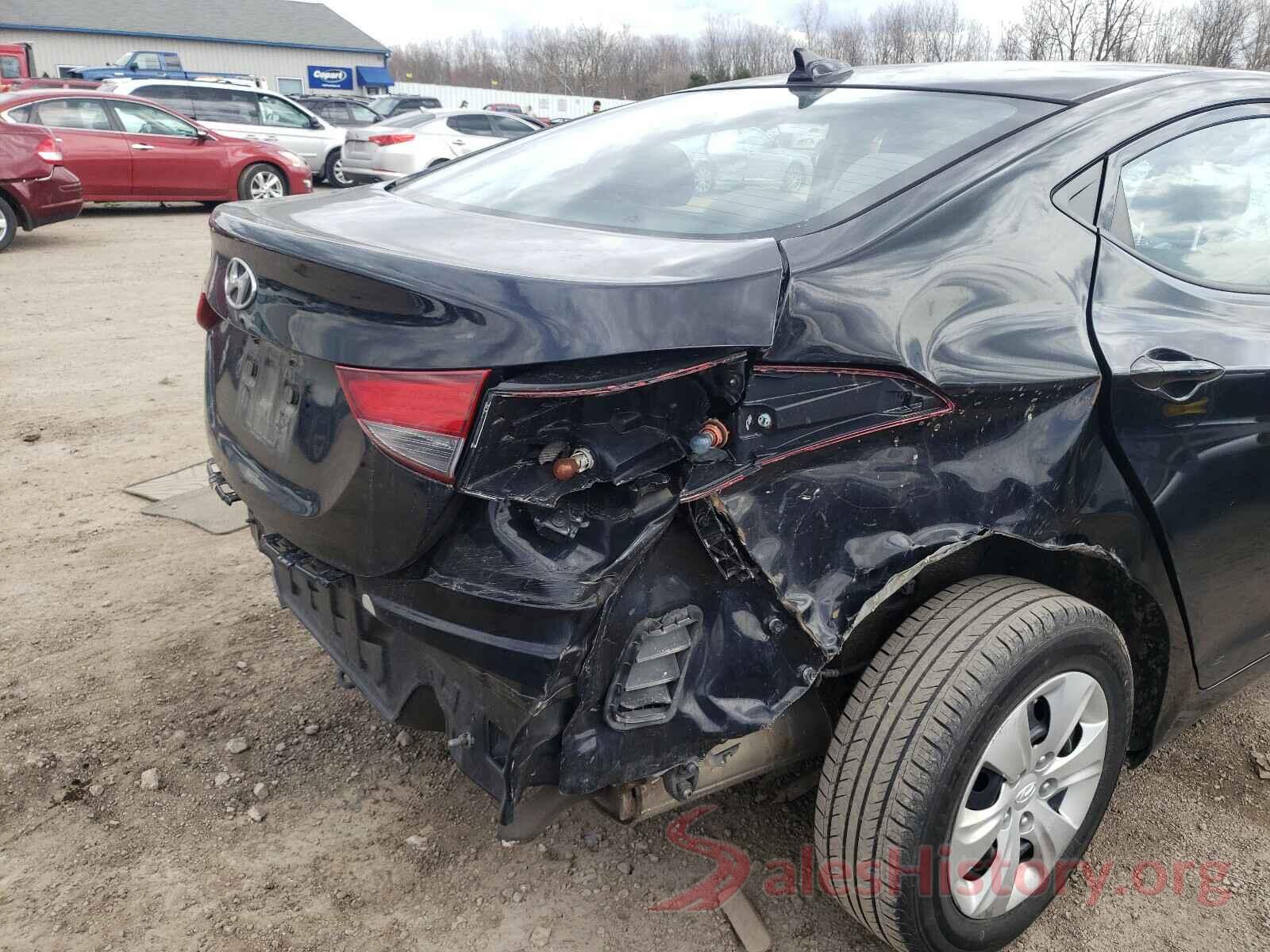 5NPDH4AEXGH780369 2016 HYUNDAI ELANTRA