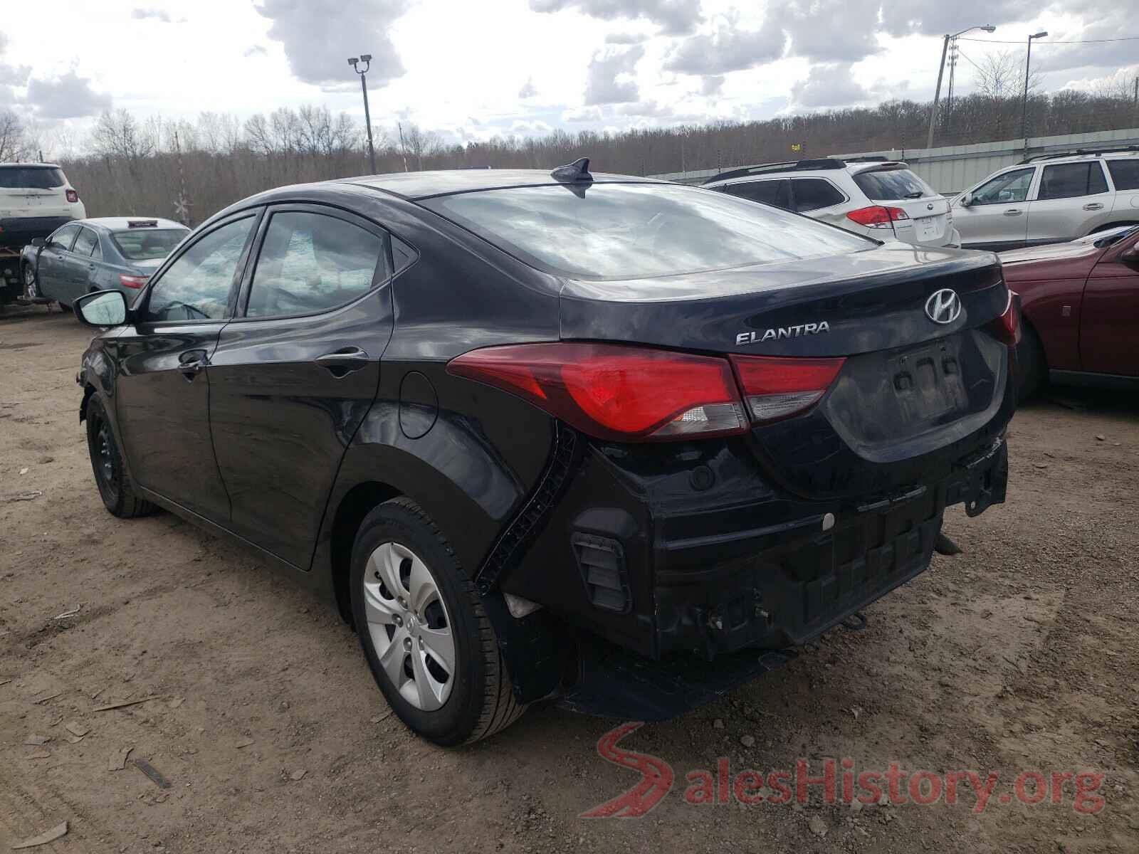 5NPDH4AEXGH780369 2016 HYUNDAI ELANTRA