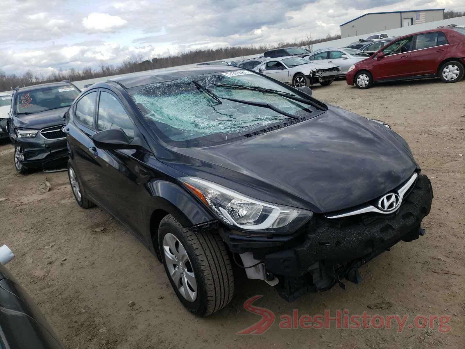 5NPDH4AEXGH780369 2016 HYUNDAI ELANTRA