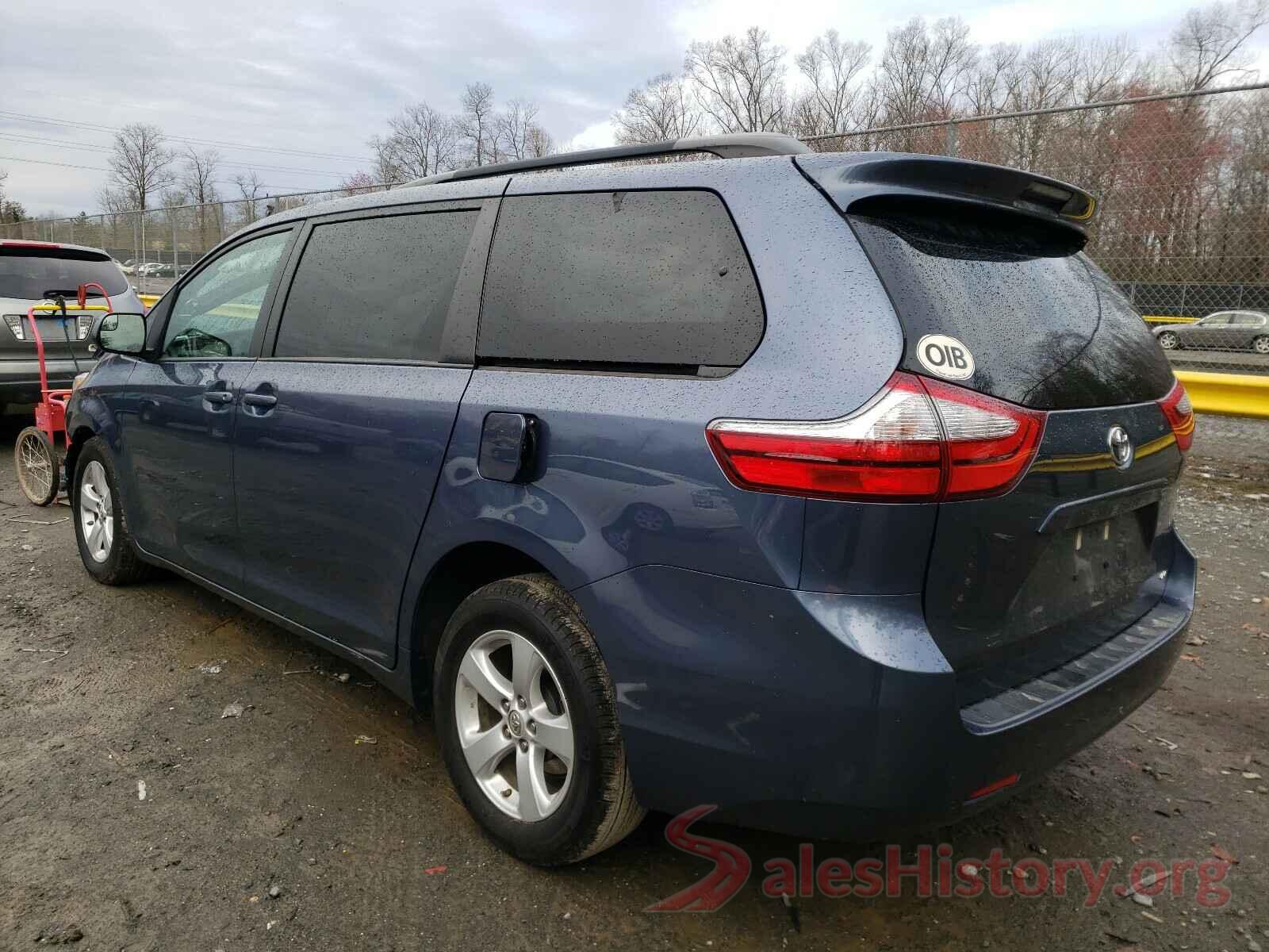 5TDKZ3DC6HS855914 2017 TOYOTA SIENNA