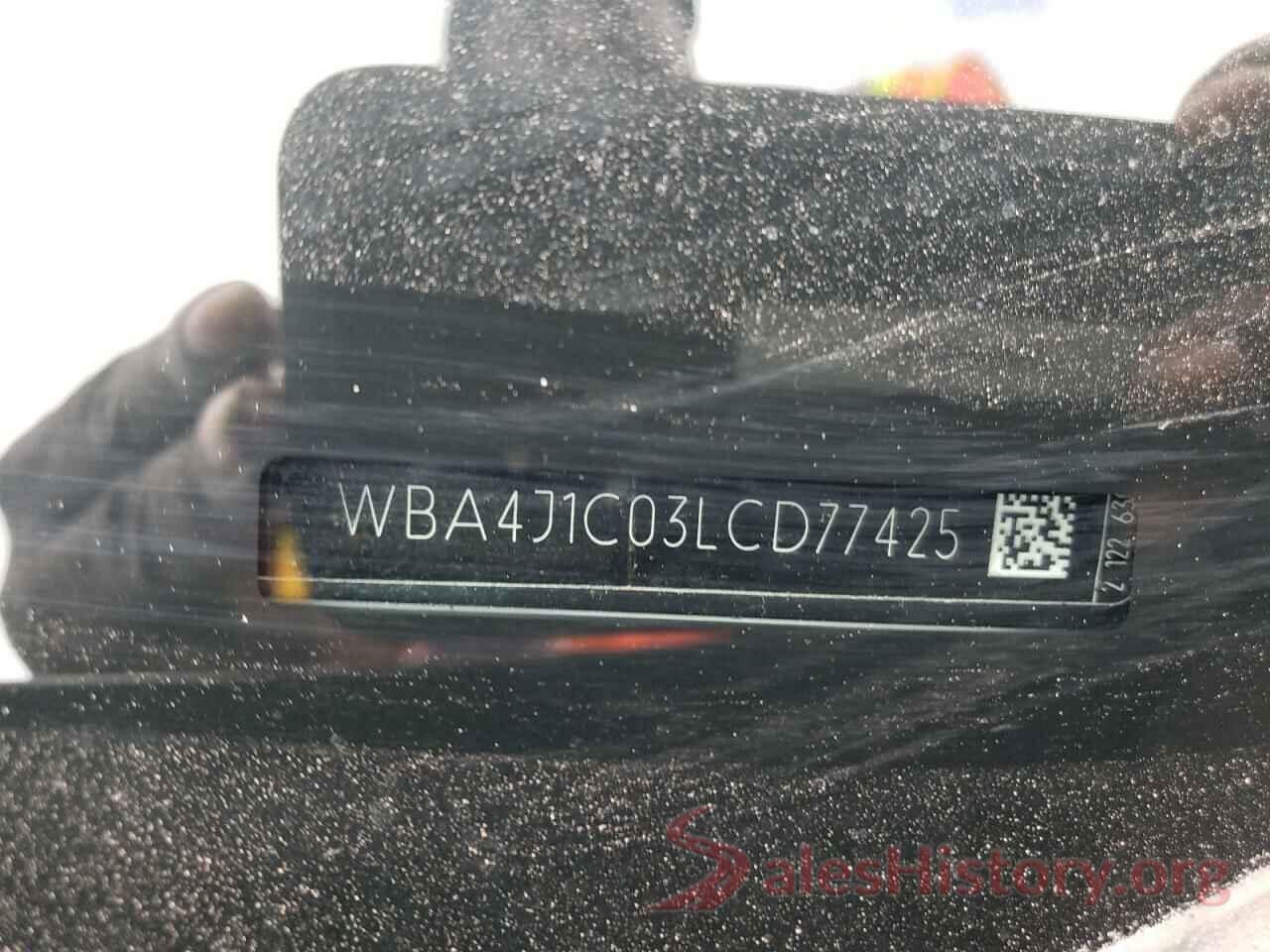 WBA4J1C03LCD77425 2020 BMW 4 SERIES