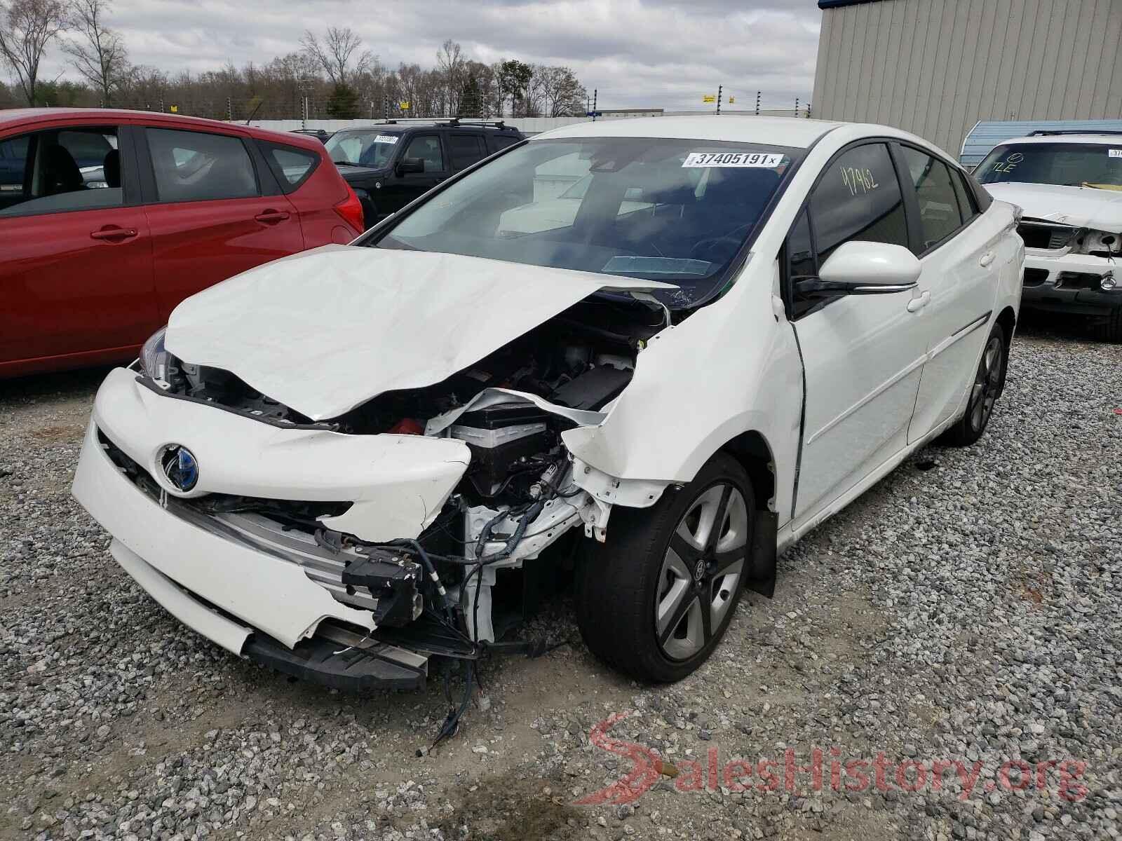 JTDKARFU8G3011423 2016 TOYOTA PRIUS