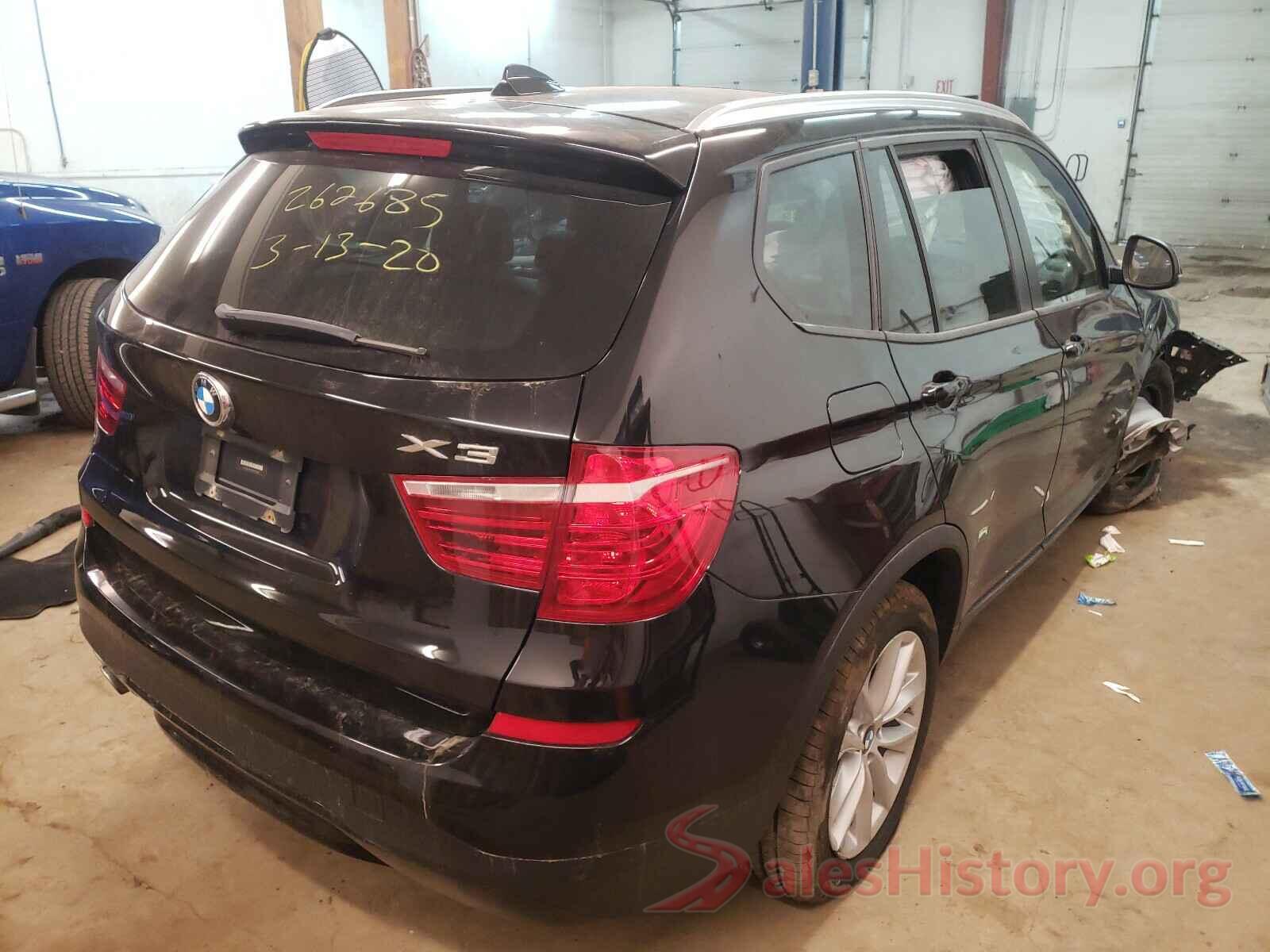 5UXWX9C37H0T21625 2017 BMW X3