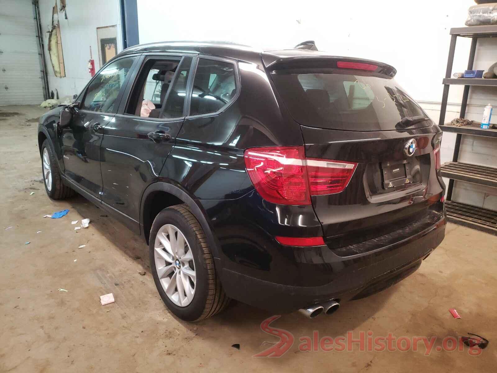 5UXWX9C37H0T21625 2017 BMW X3